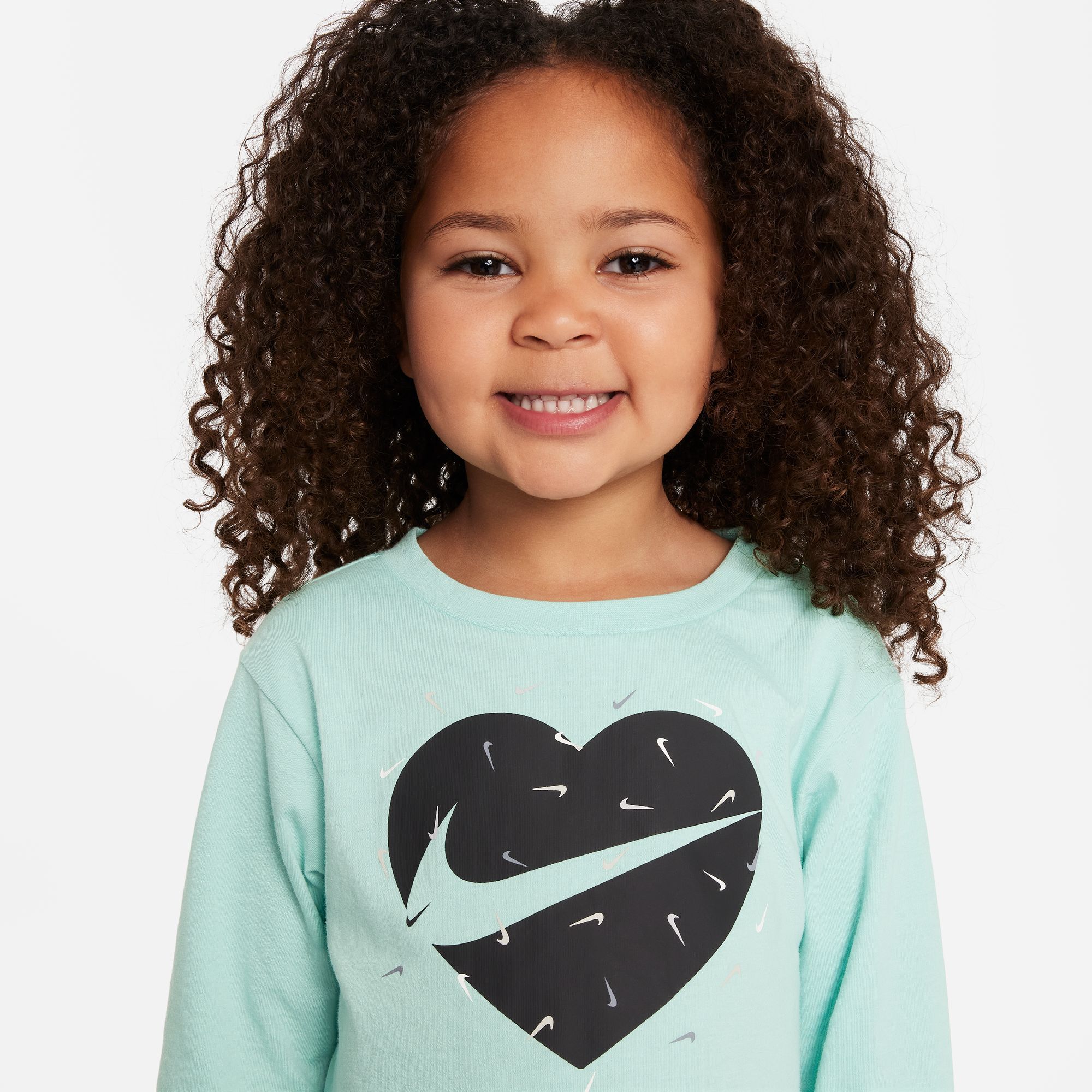 Nike Graphic Tee and Printed Leggings Set image number 2