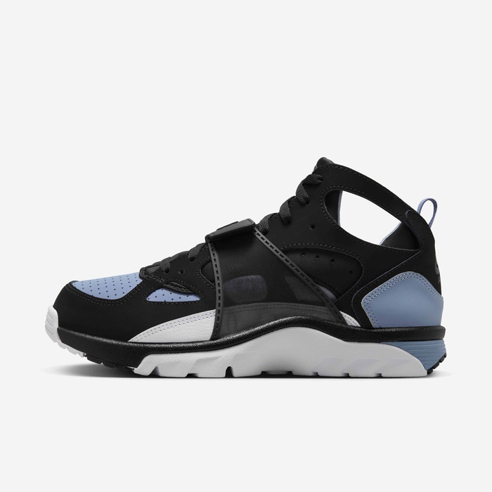 Buy Nike Air Trainer Huarache Shoes Black/White/Cool Blue Nike