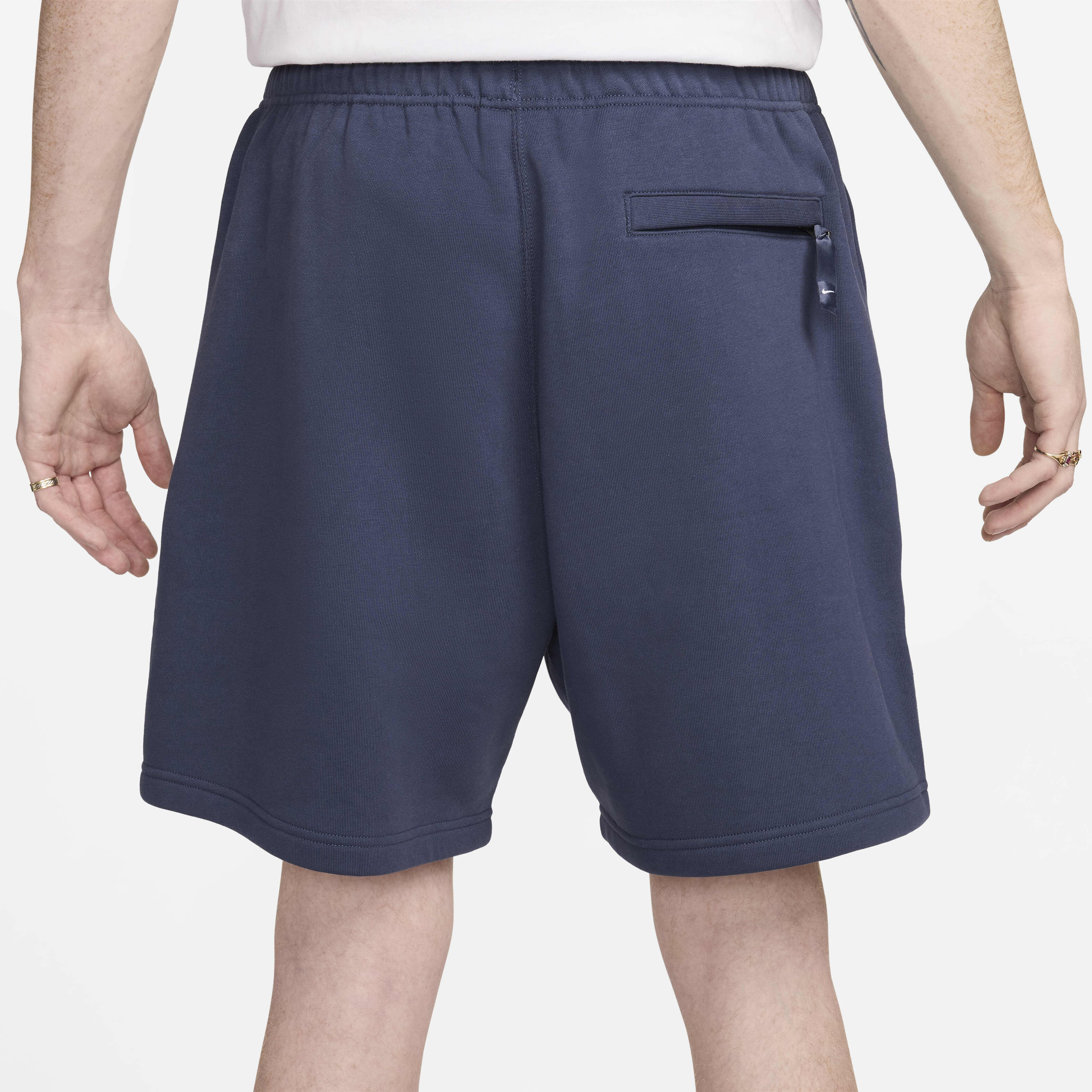 Nike swoosh fleece shorts mens top