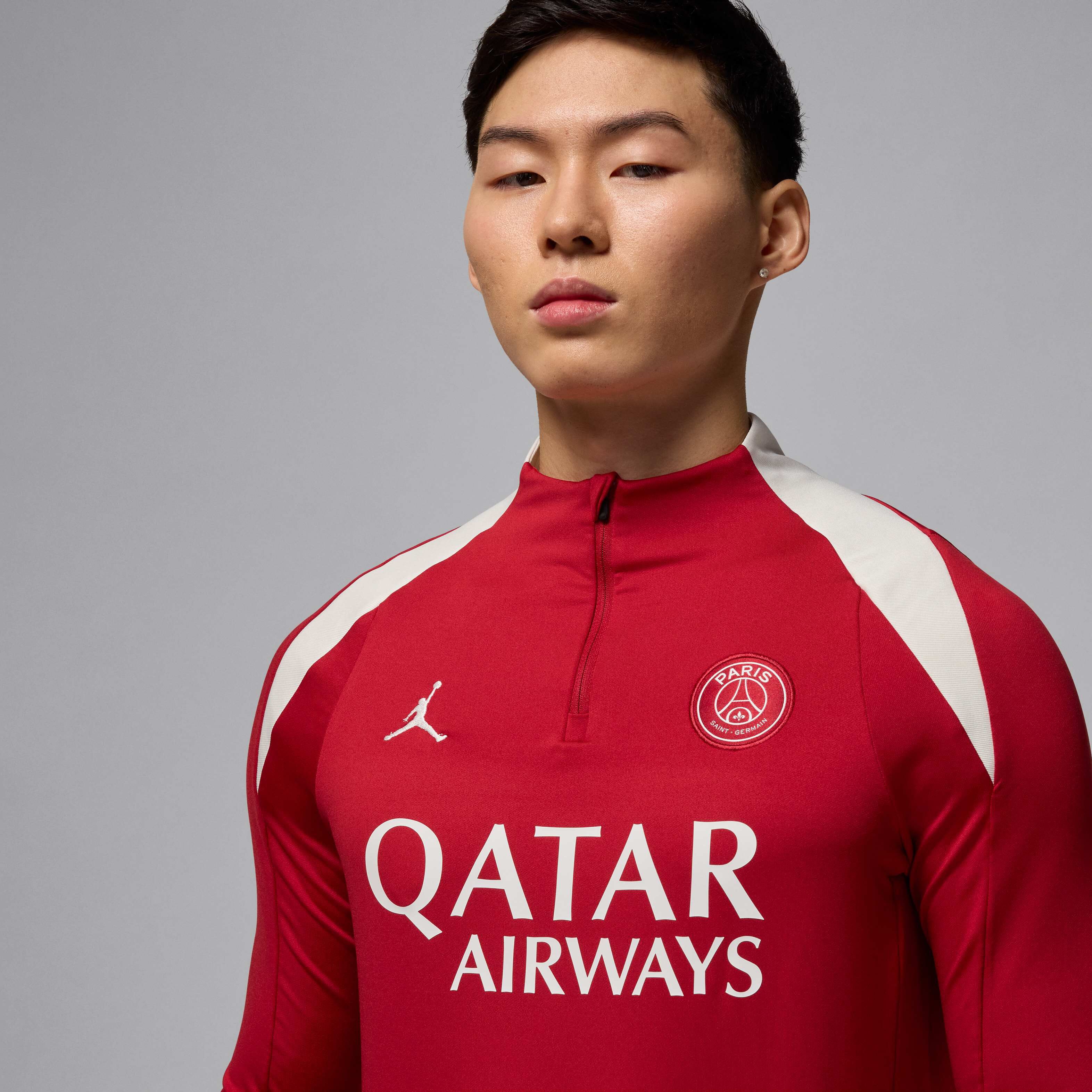 Nike PSG DRI-FIT レッド Lサイズ Paris Saint-Germain PSG Training Jersey Football Shirt Red