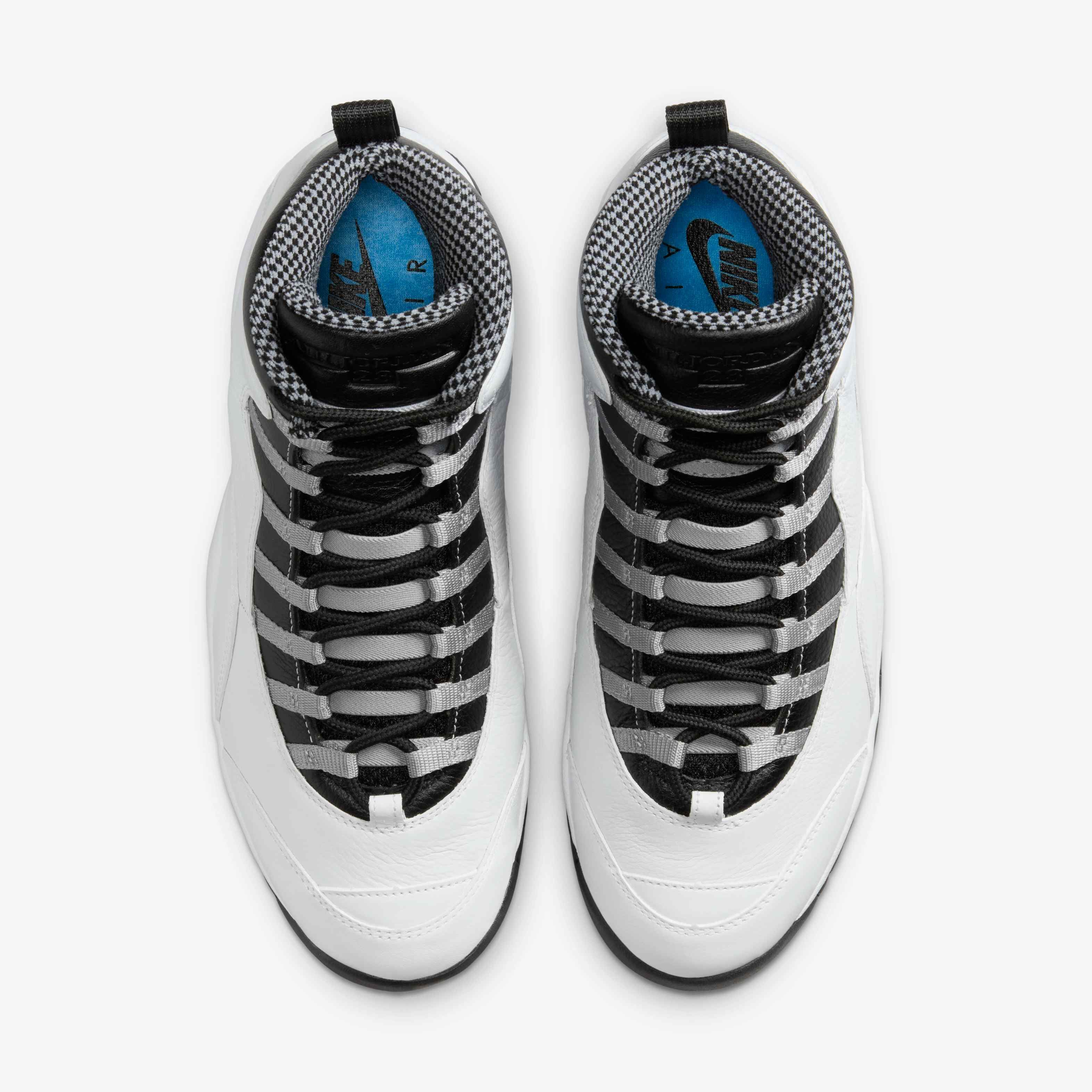 Buy Air Jordan 10 Retro Men's Shoe - White/Light Steel Grey