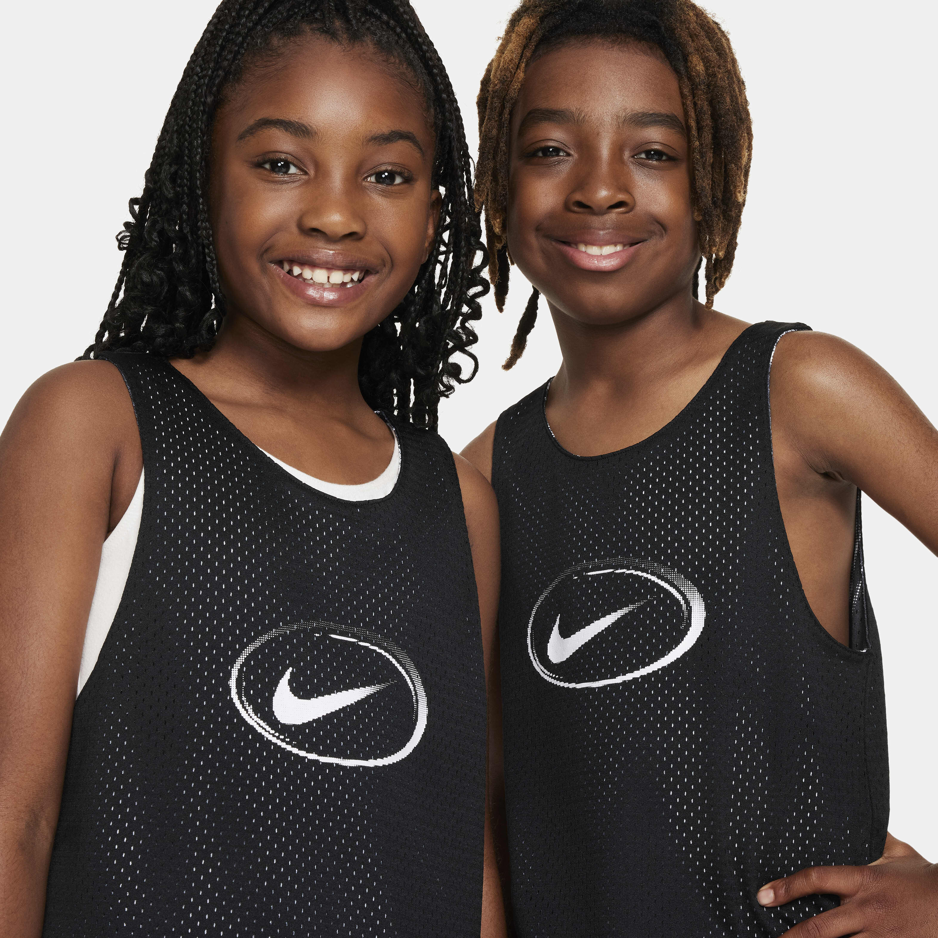 Buy Nike Culture of Basketball Older Kids' Reversible Jersey -  Black/Black/White | Nike Qatar Official