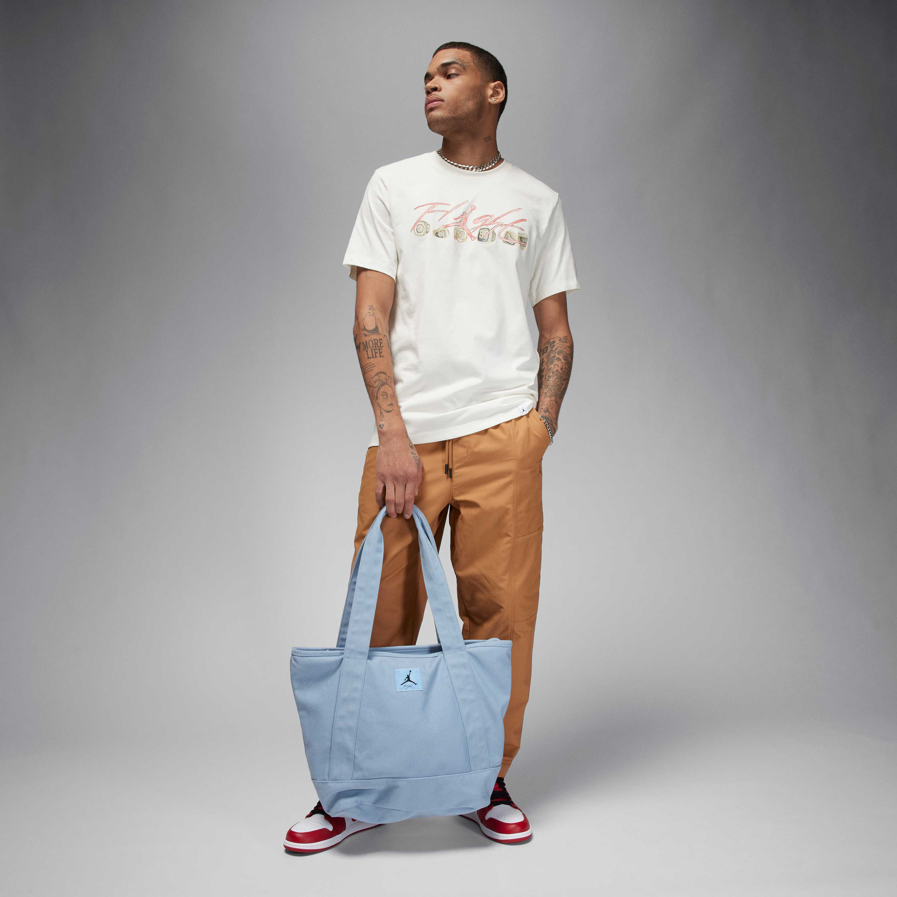 Jordan Flight Holdall Tote Bag image number 6