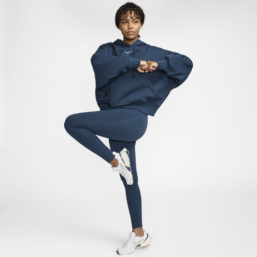 Trousers & Tights-Nike, Nike Universa, Women's High-Waisted 7/8 Leggings with No Front Seam