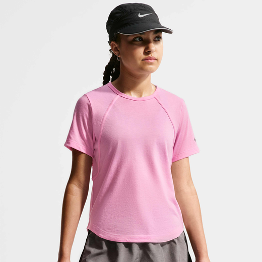 Kids' Short Sleeves Shirts-Nike, Nike Tempo, Older Kids' (Girls') Dri-FIT Short-Sleeve Top