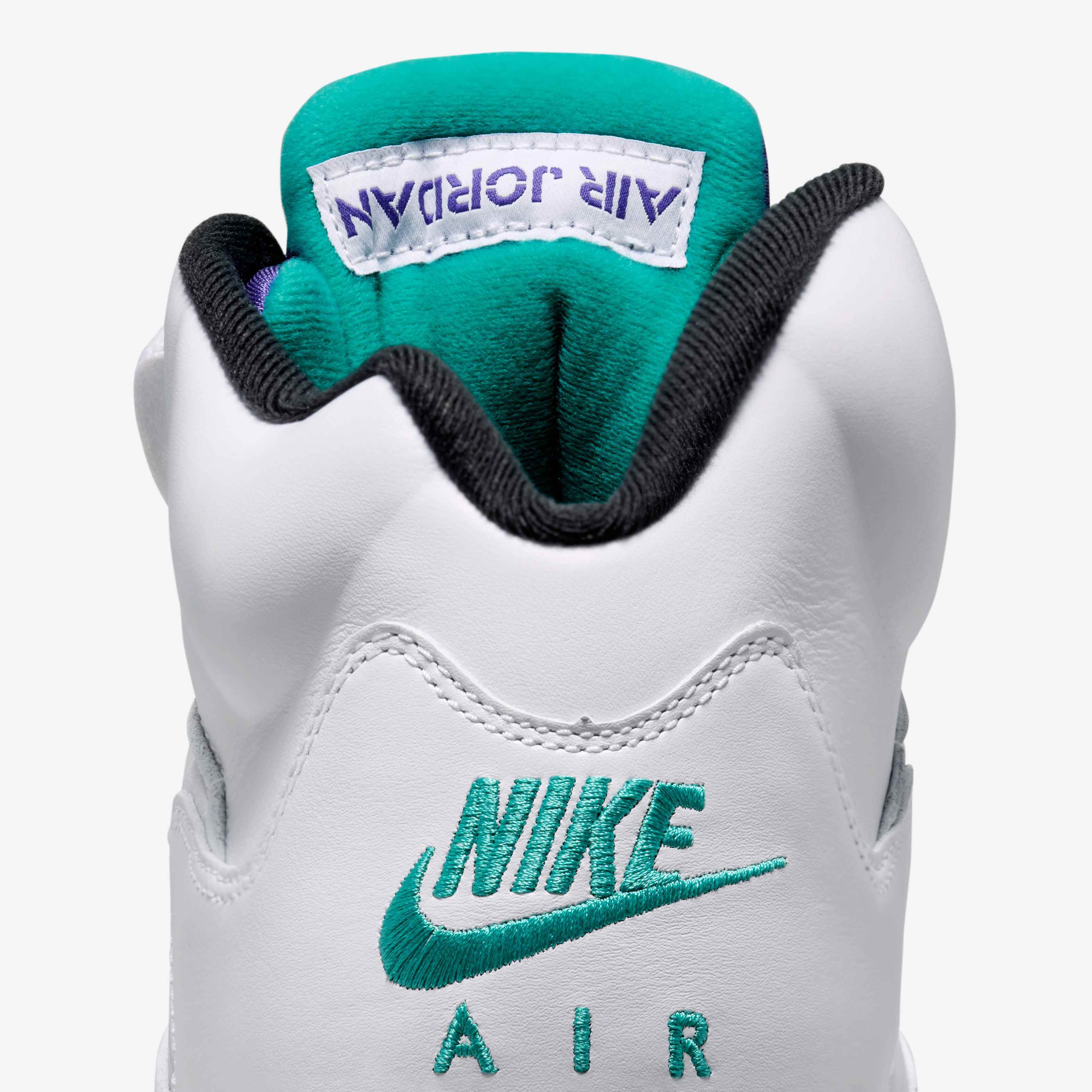Buy Air Jordan 5 Retro Men's Shoes - White/Grape Ice/Black