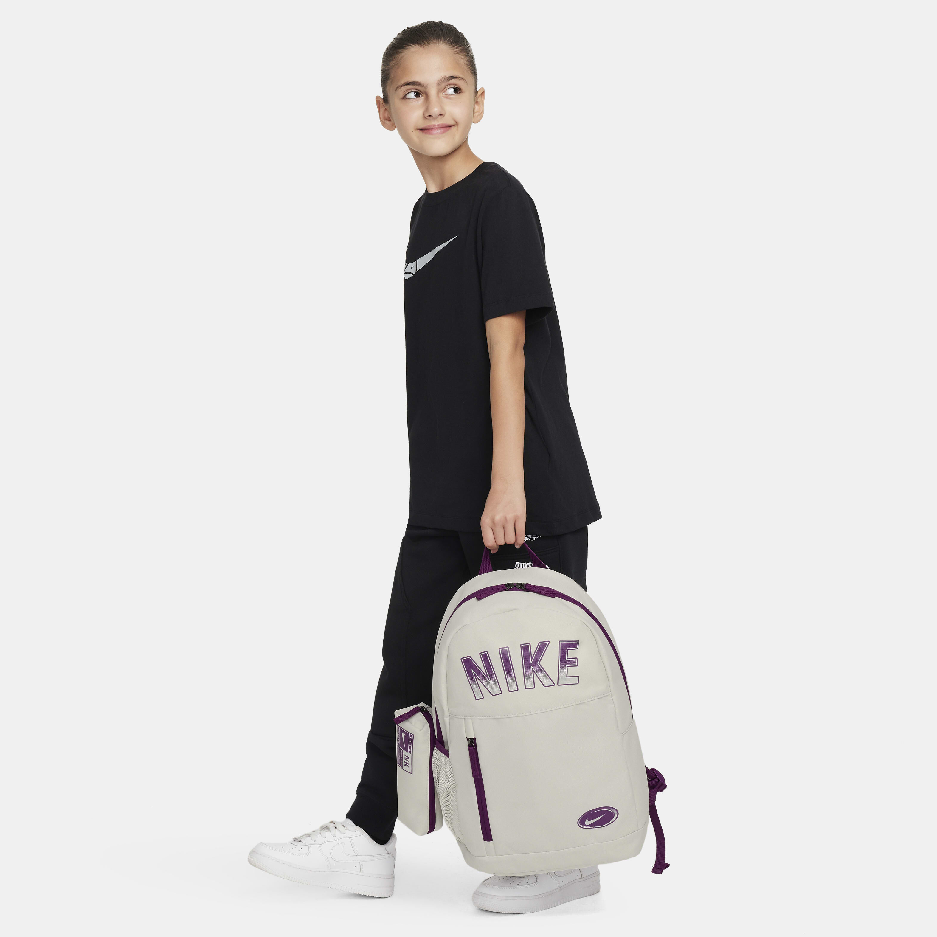 Buy Nike Kids' Backpack (20L) - Light Bone/Viotech/Viotech