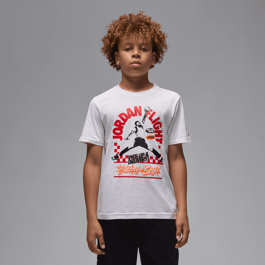 Jordan Tops & T-Shirts-JRDN, Jordan, Big Kids' Depp Dish T-Shirt
