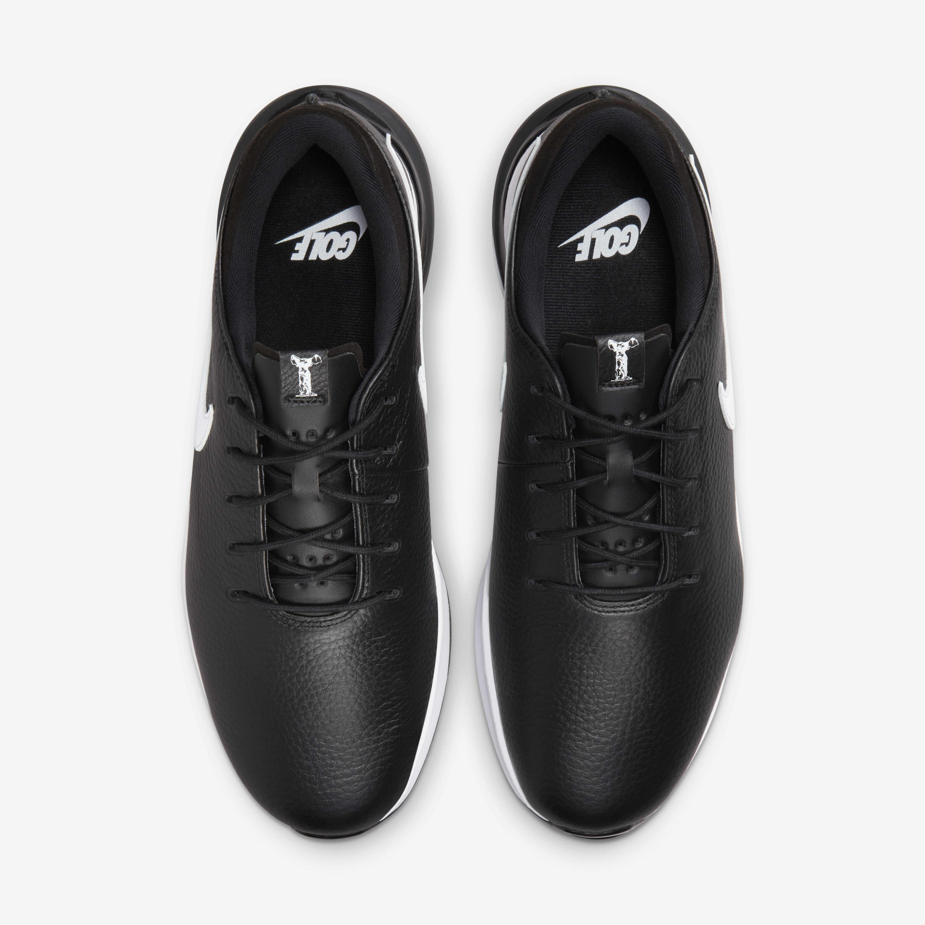Nike roshe golf shoes leather top