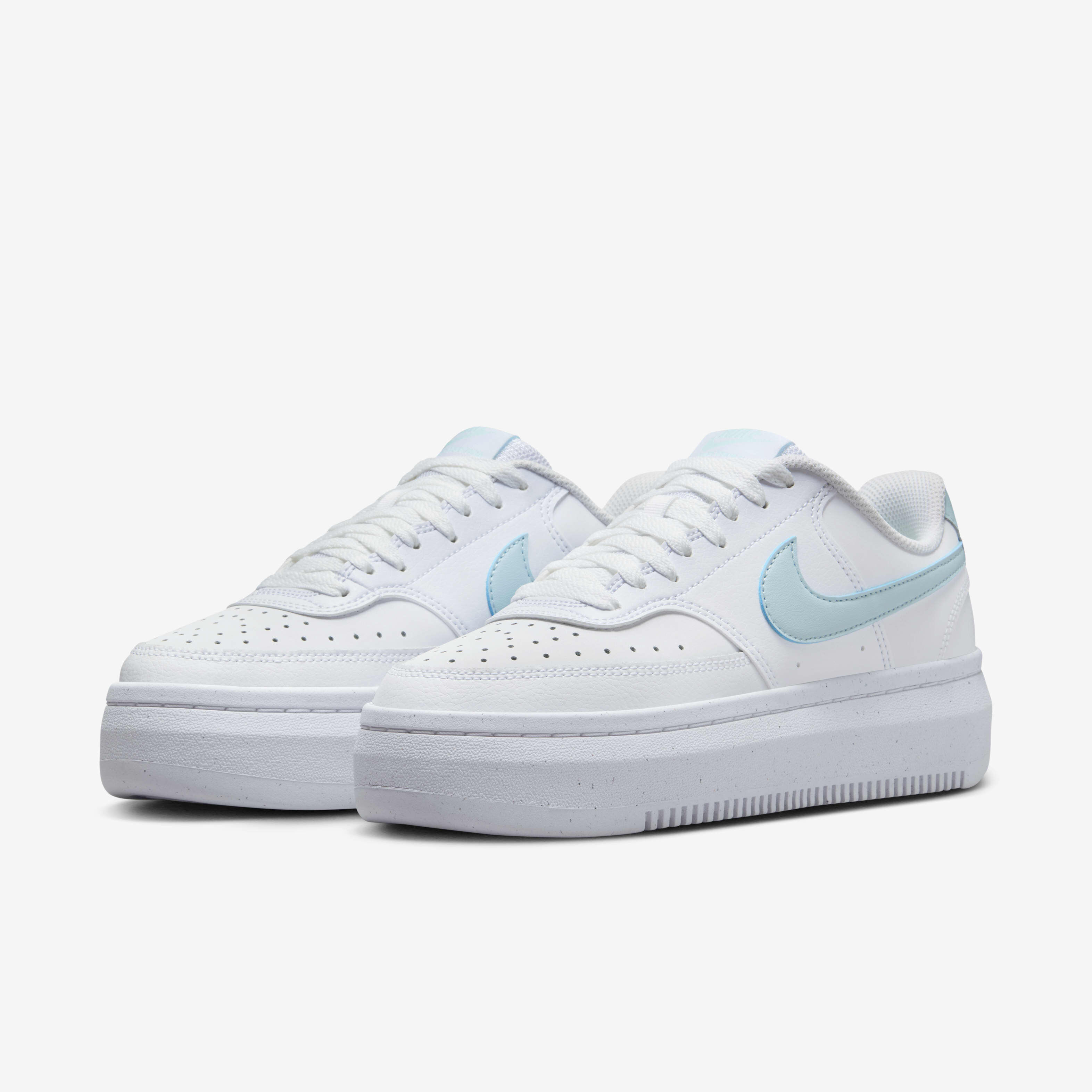 Buy Nike Court Vision Alta Women's Shoes White/Glacier Blue