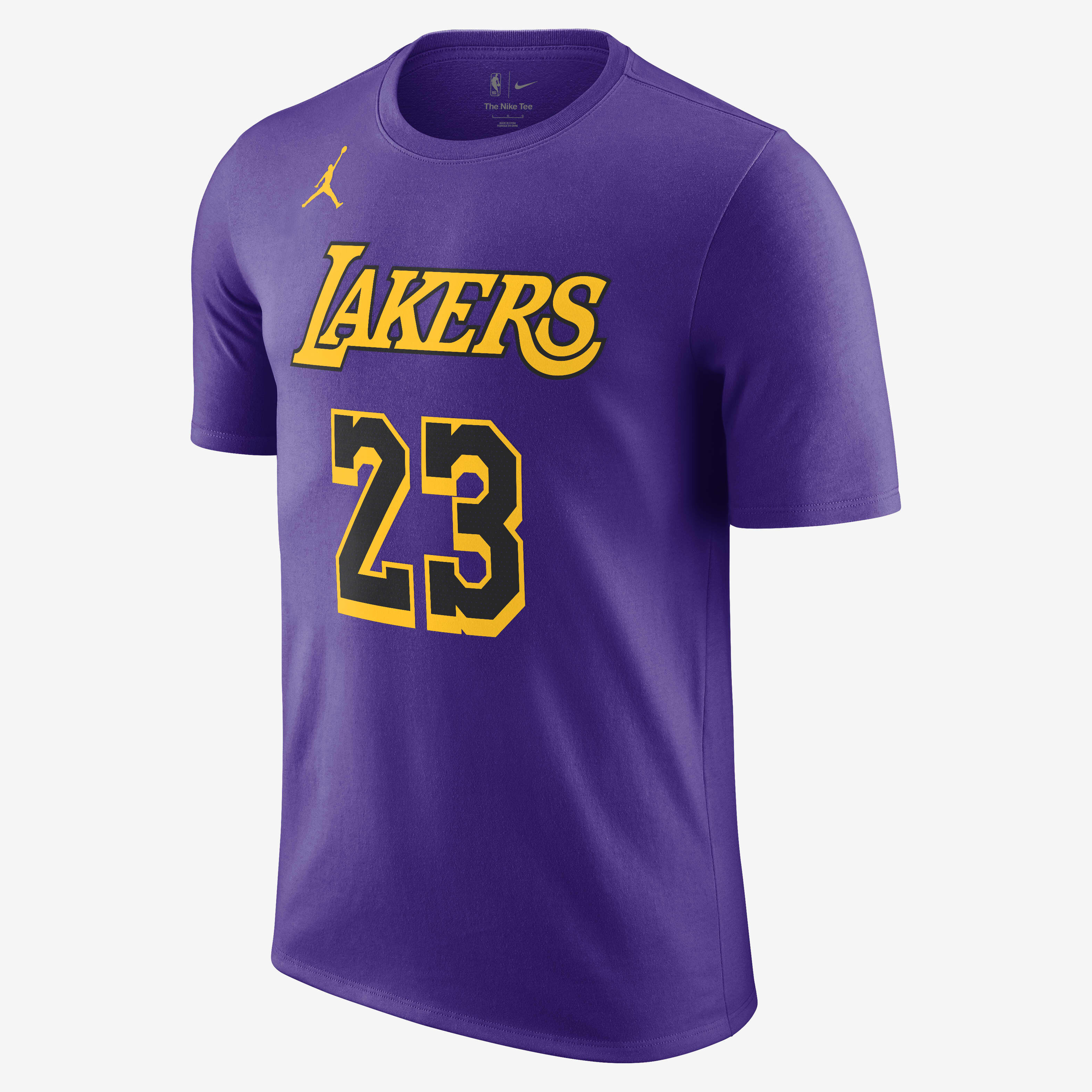 Buy Los Angeles Lakers Statement Edition Men s Jordan NBA T Shirt Nike Qatar Official