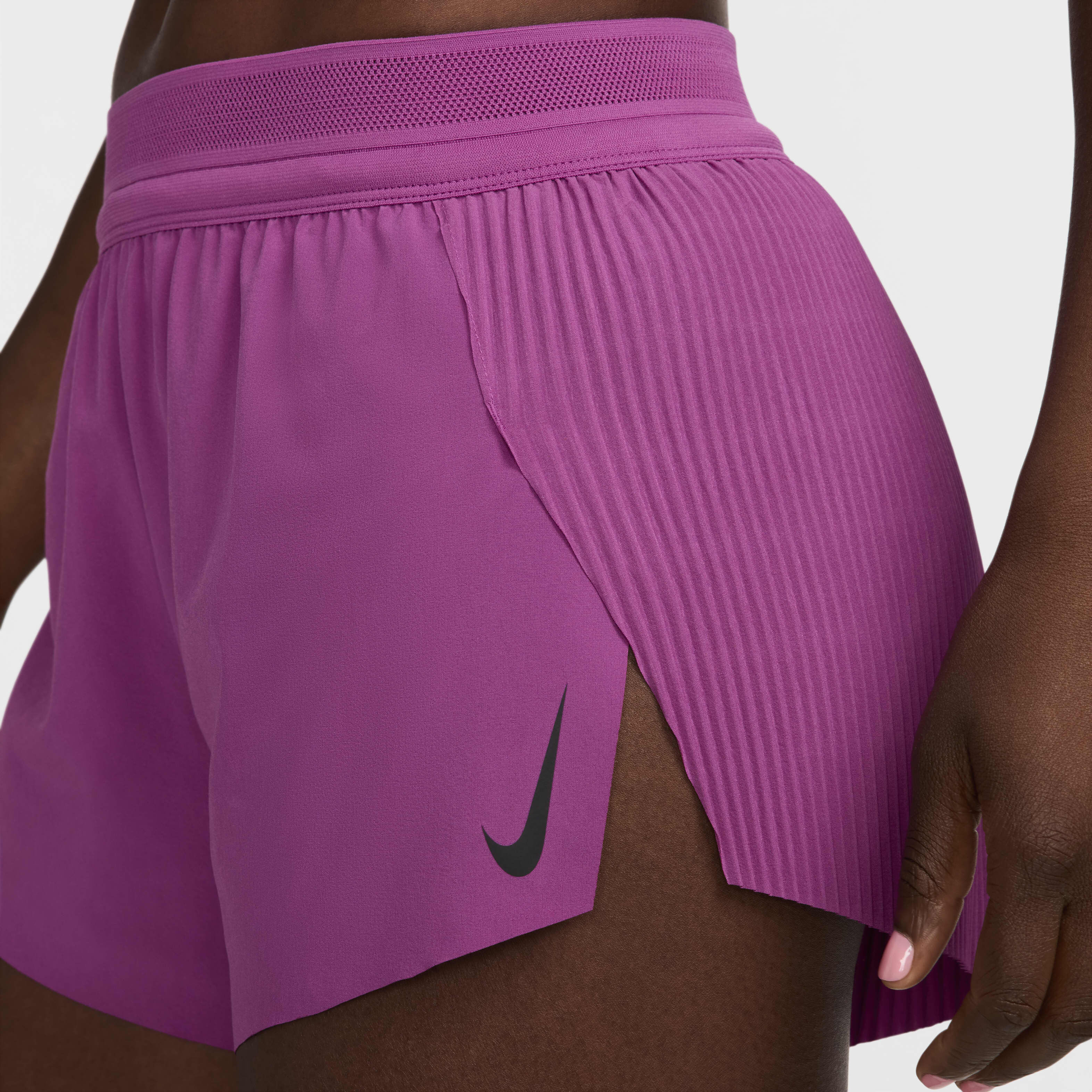 Buy Nike AeroSwift Women s Dri FIT ADV Mid Rise Brief Lined 8cm approx. Running Shorts Nike Qatar Official