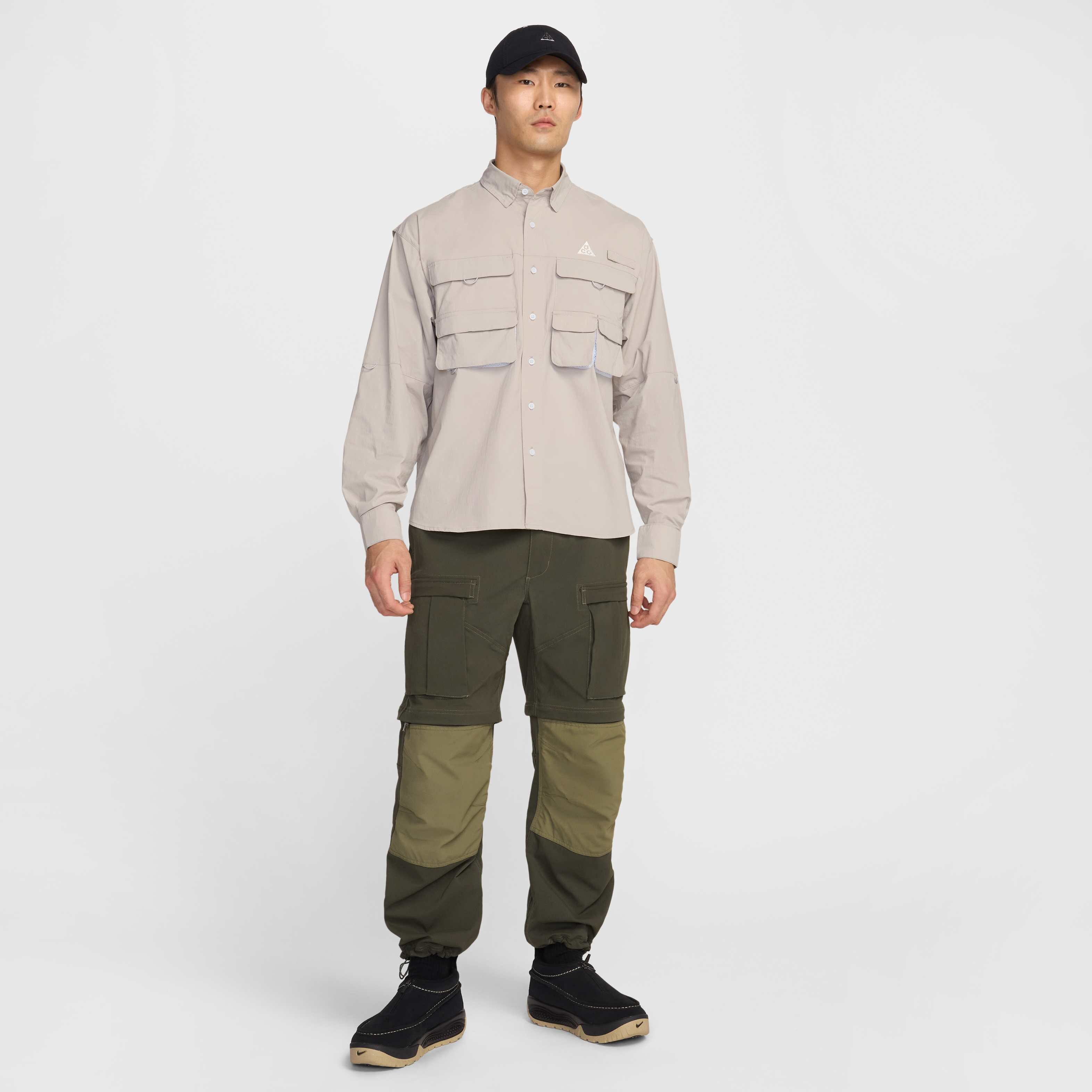 Nike ACG ホワイト ハーフネック ウォームアップウェア NIKE公式】 ACG ウェア【ナイキ公式通販】