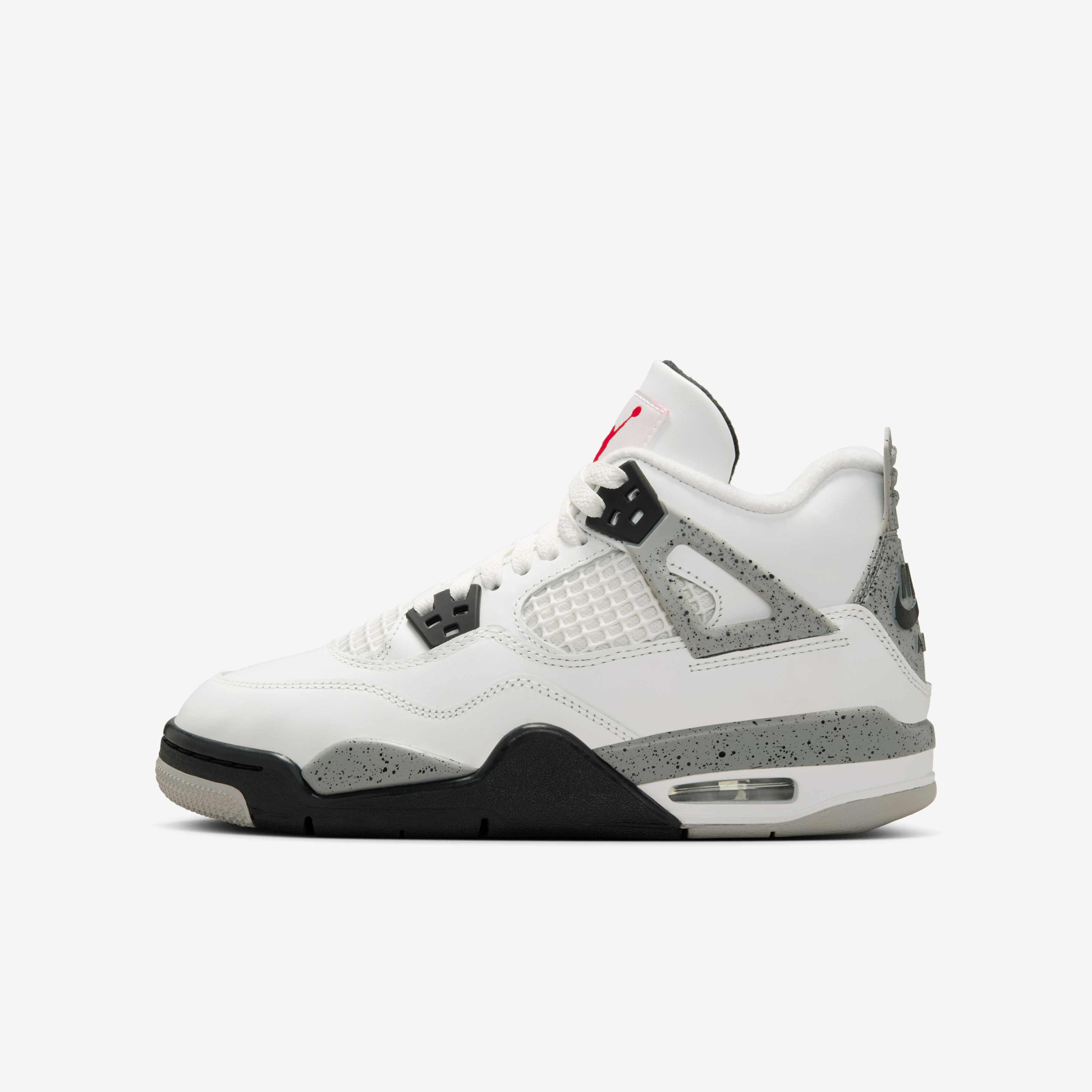 Buy Air Jordan 4 Retro Older Kids' Shoes - Summit White/Cement