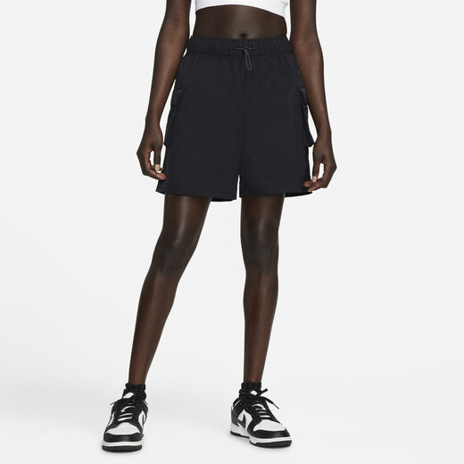 Shorts-Nike, Nike Sportswear Essential, Women's Woven High-Waisted Shorts