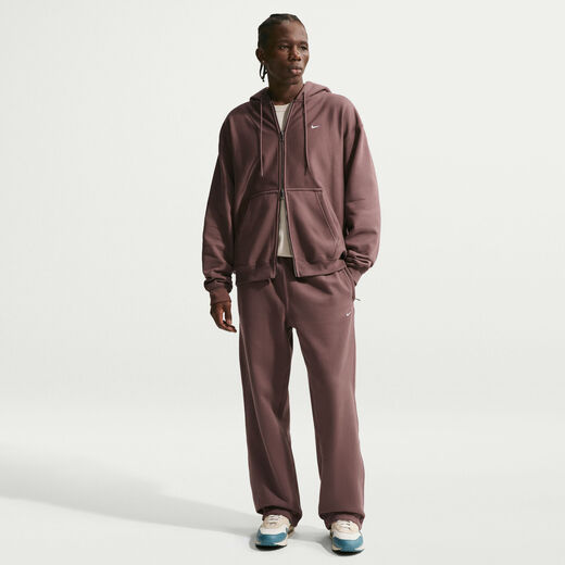 Men's Clothing-Nike, Nike Solo Swoosh, Men's Fleece Open-Hem Trousers