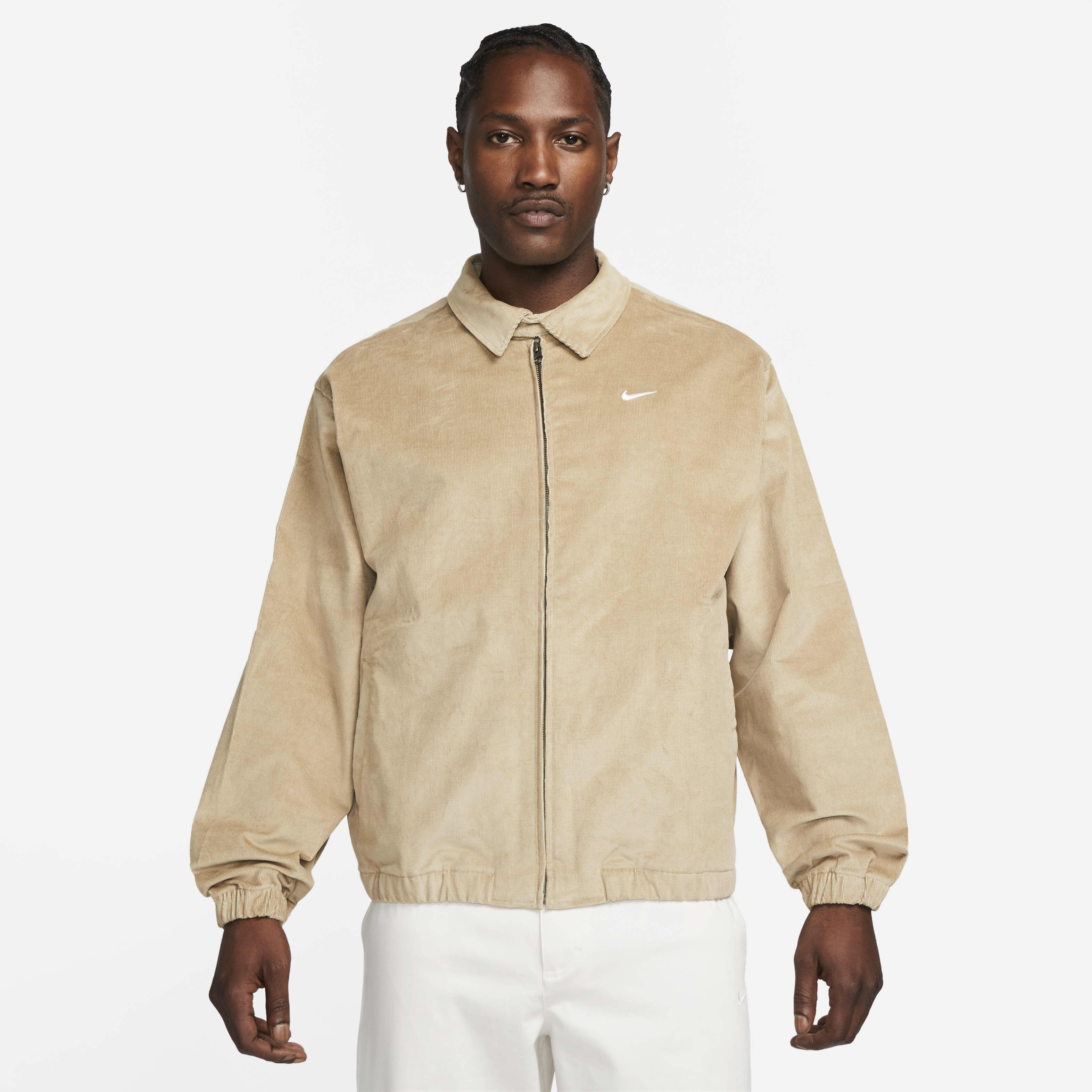 Buy Nike Life Men's Harrington Jacket - Khaki/White | Nike