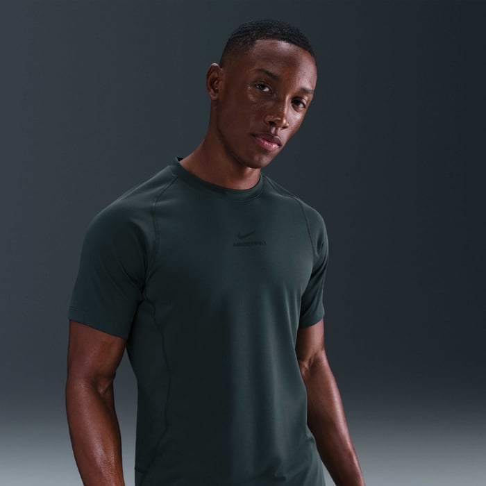 Buy Nike Pro Training Men's Dri-FIT Short-Sleeve Top Seaweed