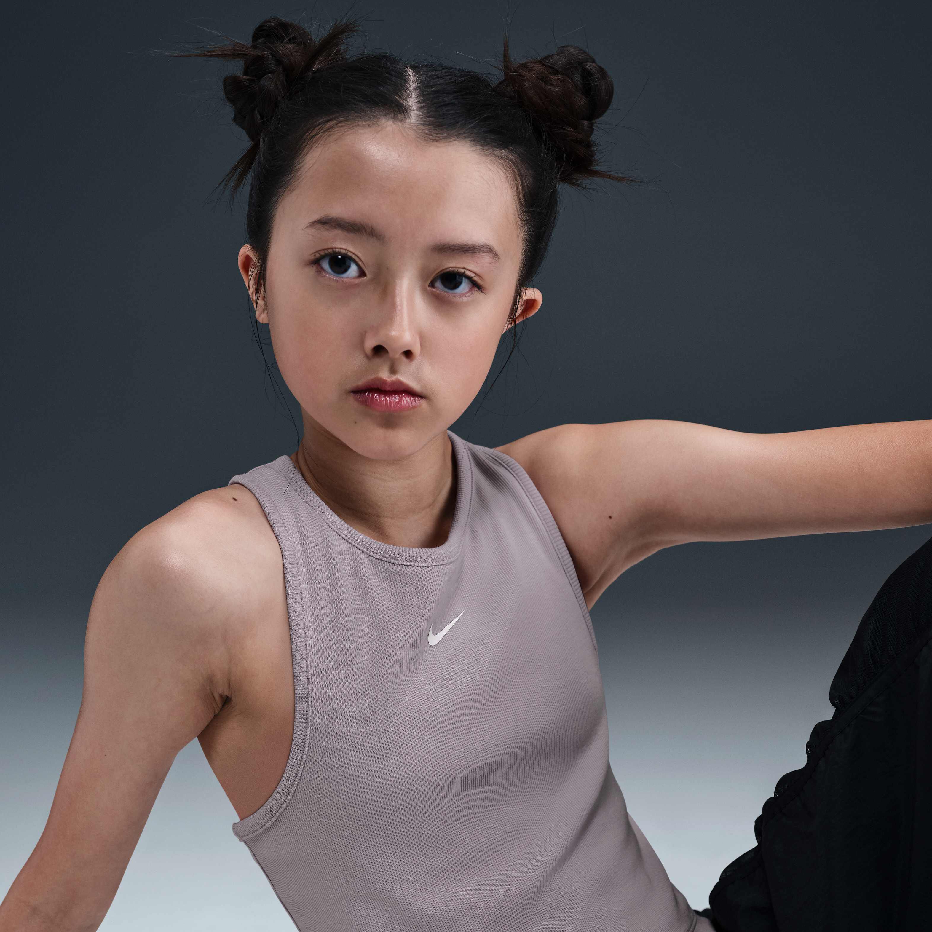 Buy Nike Sportswear Girls' Ribbed Tank Top - Platinum Violet