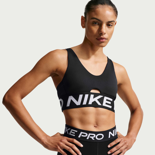 Sports Bras-Nike, Nike Pro Indy Plunge, Women's Medium-Support Padded Sports Bra