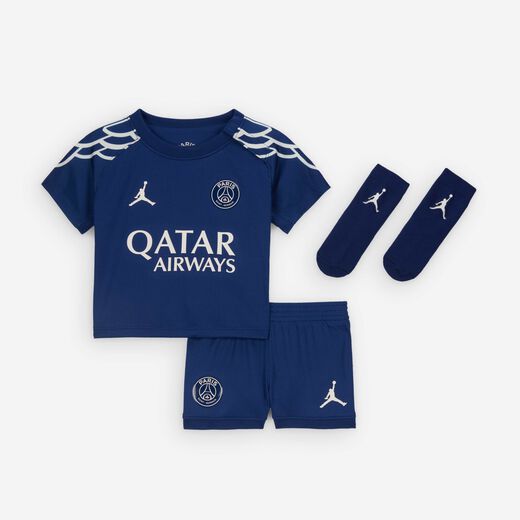 Sets-JRDN, Paris Saint-Germain 2025 Stadium Fourth, Baby/Toddler Jordan Football Replica 3-Piece Kit