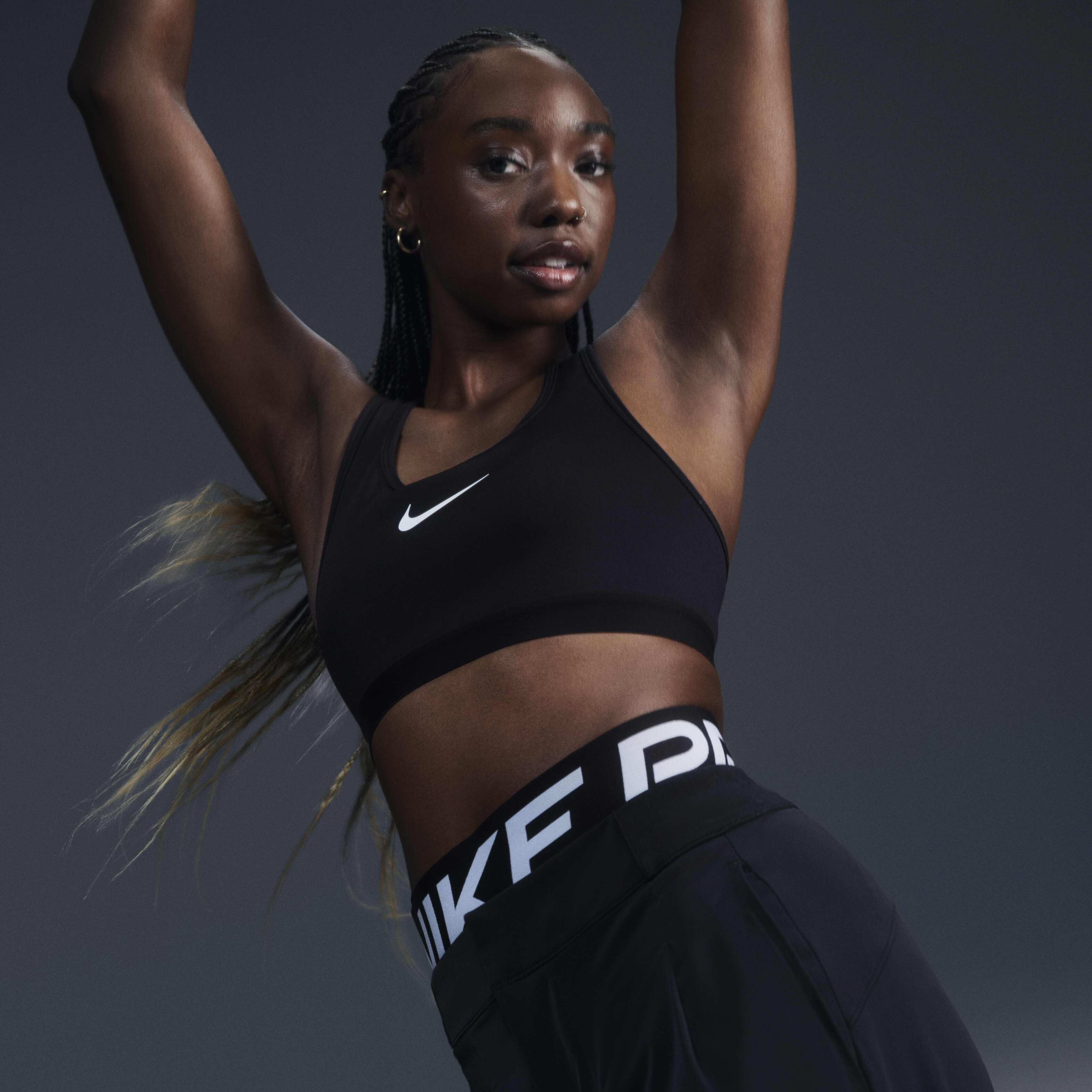 Buy Nike Swoosh High Support Women s Non Padded Adjustable Sports Bra Nike Qatar Official