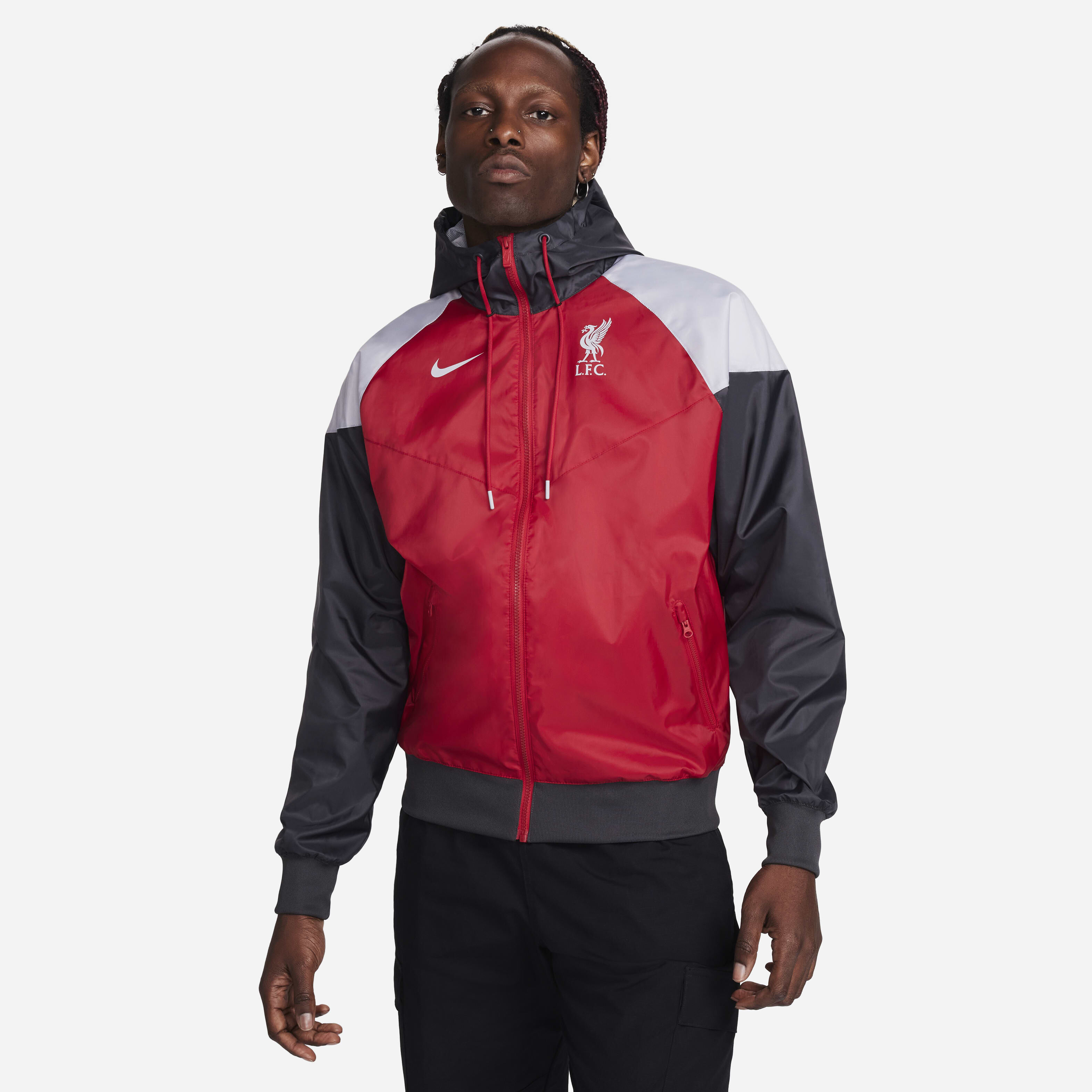 Buy Liverpool F.C. Sport Essentials Windrunner Men s Nike Football Hooded Woven Jacket Nike Qatar Official