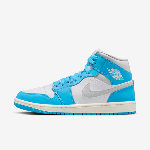 Jordan New Drops-JRDN, Air Jordan 1 Mid 'Dark Powder Blue', Women's Shoes
