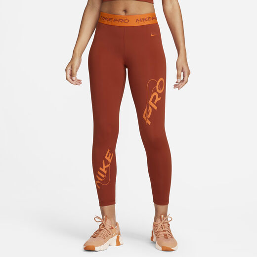 Leggings-Nike, Nike Pro, Women's Mid-Rise 7/8 Graphic Leggings