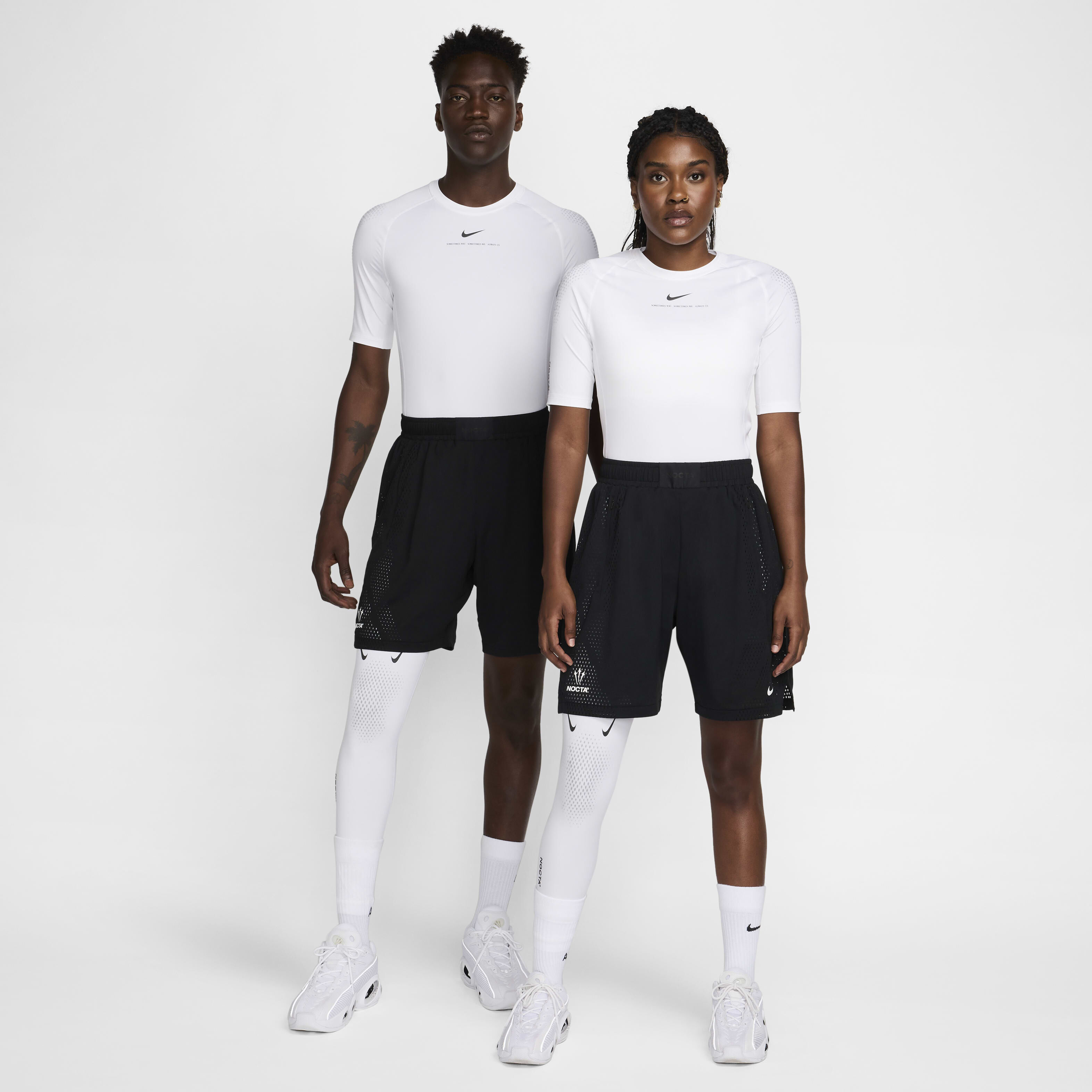 Buy NOCTA Men's Single-Leg Basketball Tights (Right) - White/Black