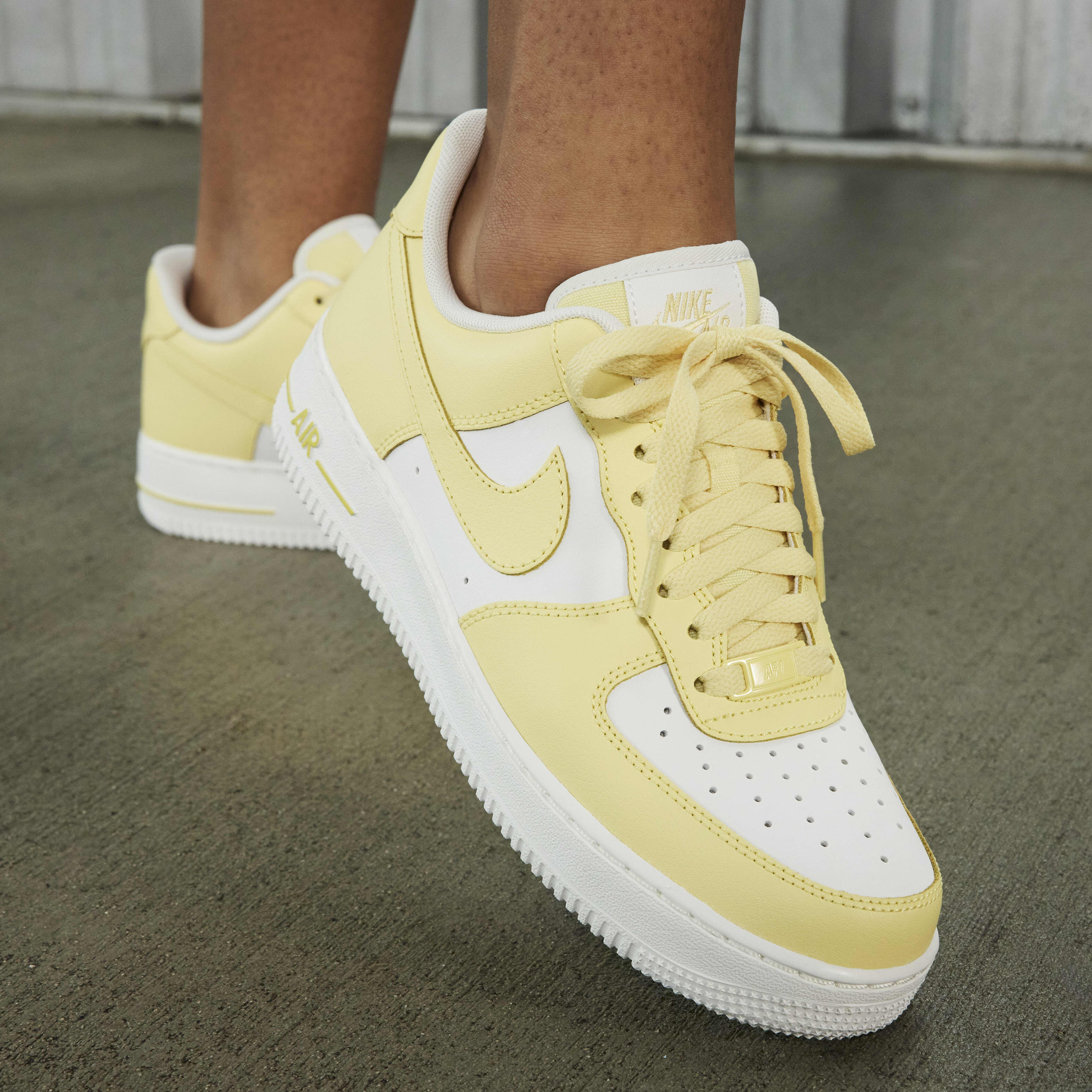 yellow air force nike