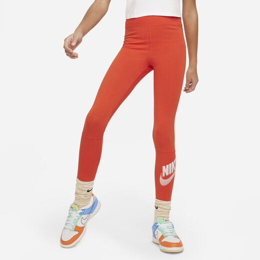 Leggings-Nike, Nike Sportswear Favourites, Older Kids' (Girls') High-Waisted Dance Leggings