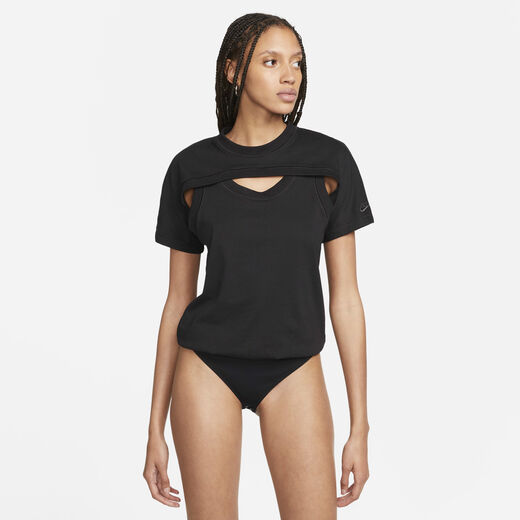 Bodysuit-Nike, Nike Sportswear Tech Pack, Women's Dri-FIT ADV Short-Sleeve Bodysuit