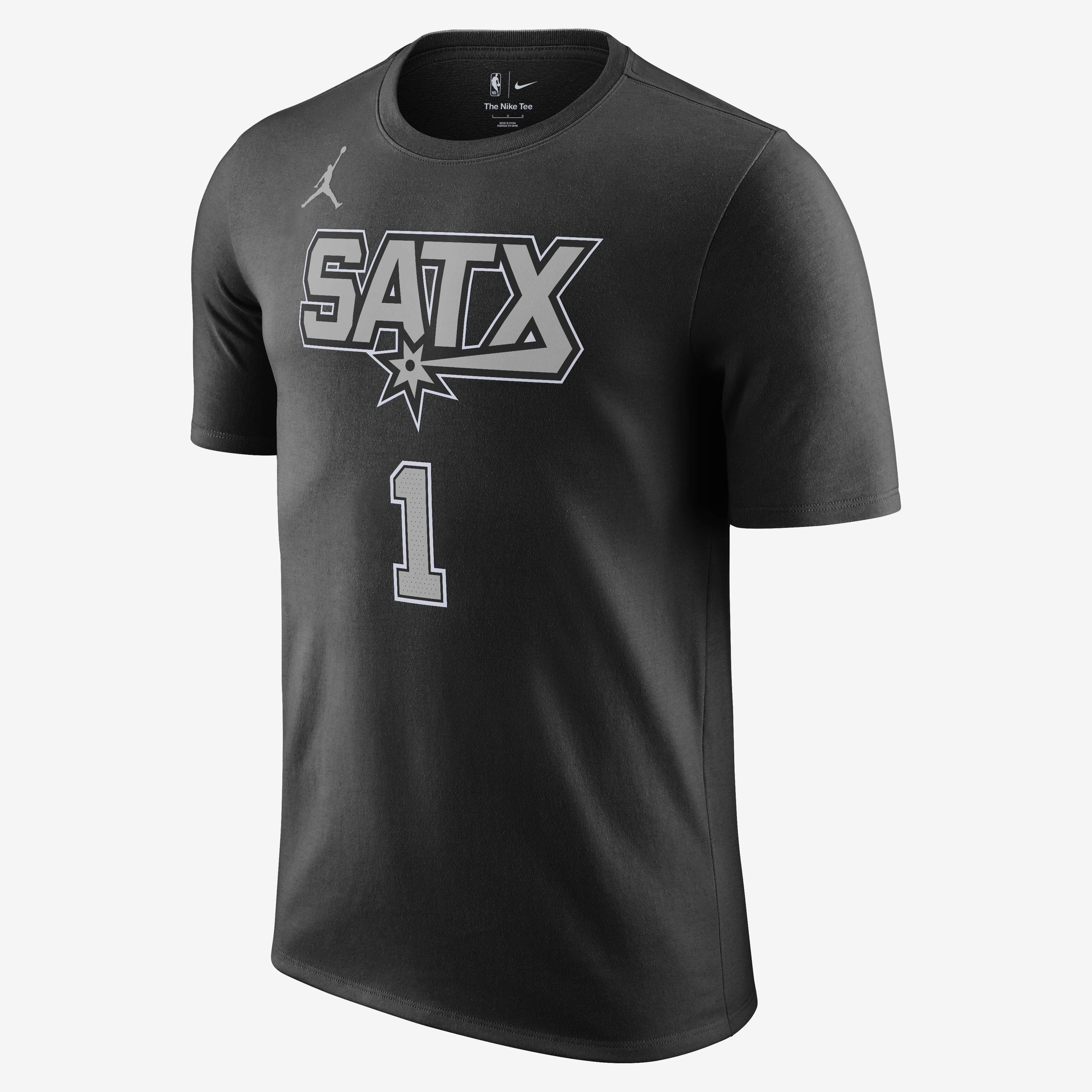 Buy San Antonio Spurs Statement Edition Men s Jordan NBA T Shirt Nike Qatar Official