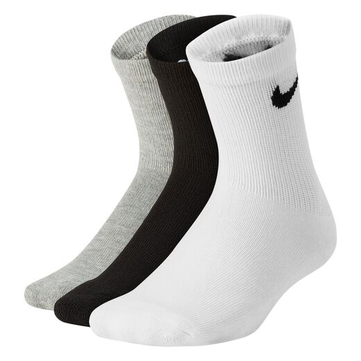 Socks-Nike, Nike, Little Kids' Cushioned Crew Socks (3-Pack)