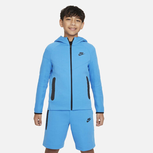 Hoodies & Sweatshirts-Nike, Nike Sportswear Tech Fleece, Older Kids' (Boys') Full-Zip Hoodie