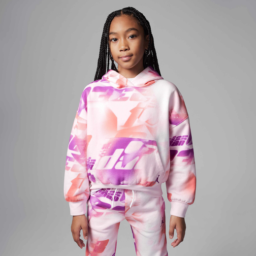 Clothing-JRDN, Jordan, Older Kids' Triple Team Printed Pullover Hoodie