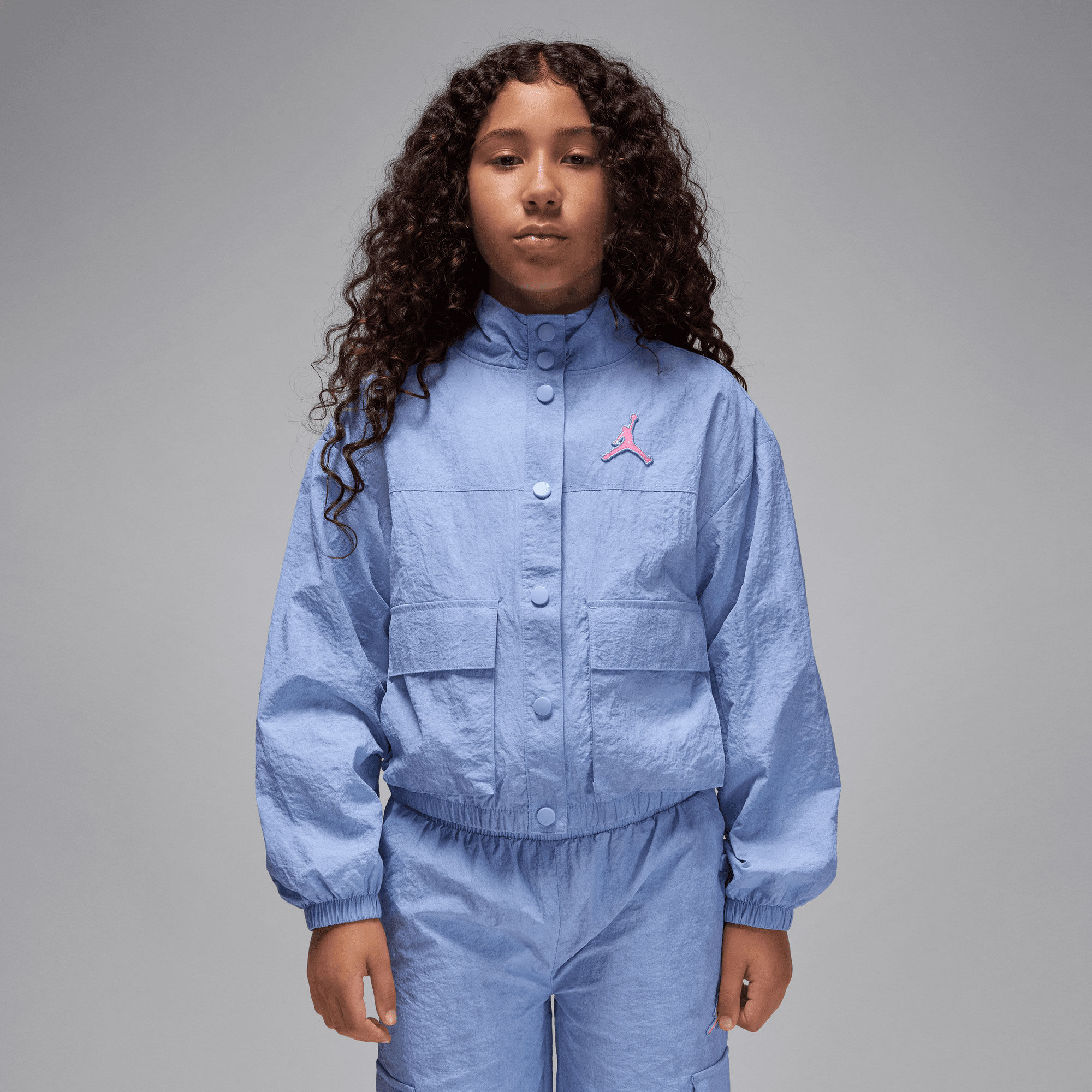 Buy Jordan Blue Jeans and Bling Big Kids' Lightweight Jacket - Main Image