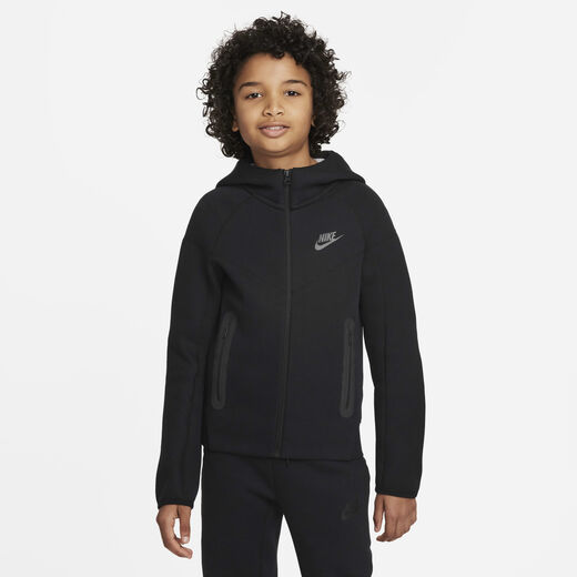 Hoodies & Sweatshirts-Nike, Nike Sportswear Tech Fleece, Older Kids' (Boys') Full-Zip Hoodie