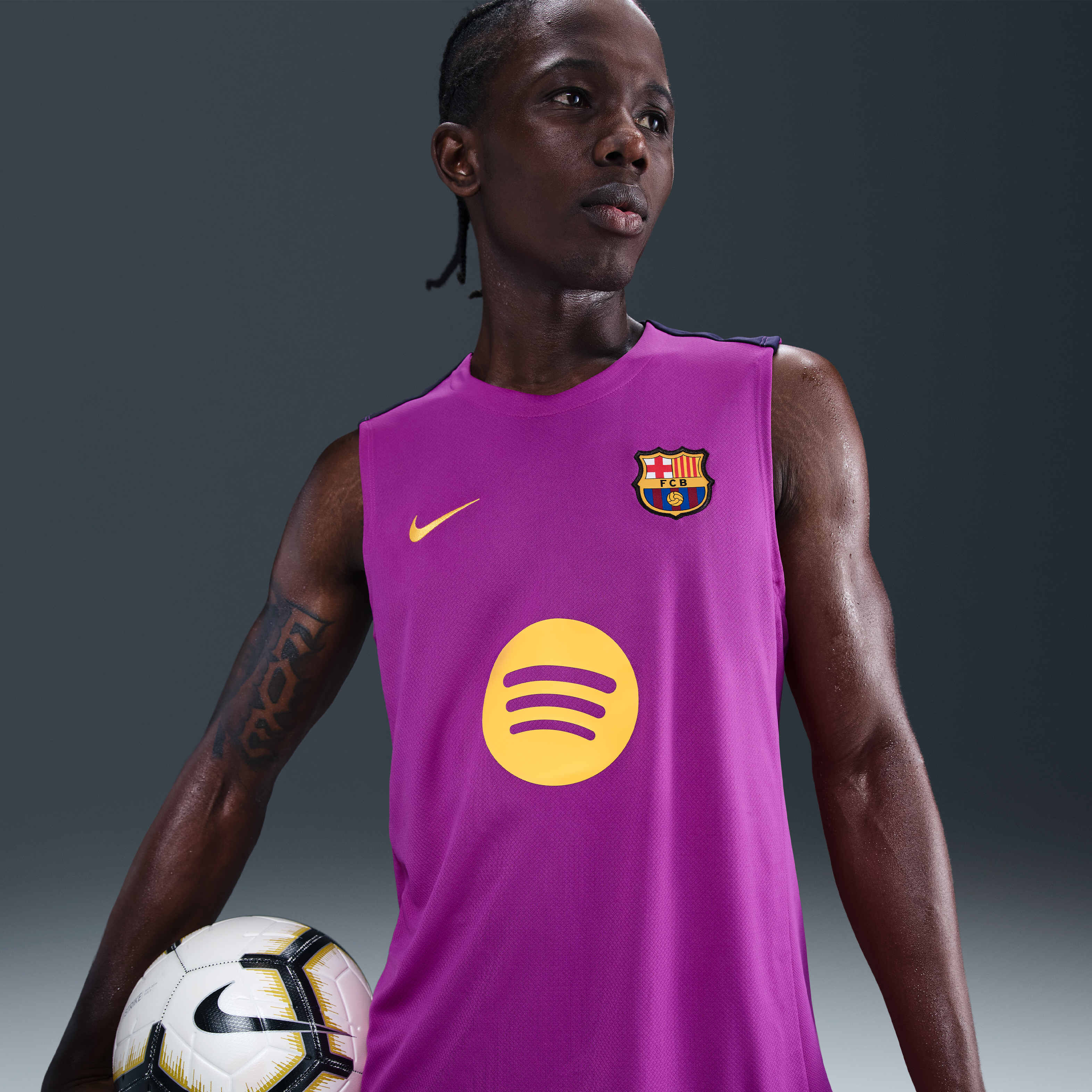 希少　Nike FC Barcelona ウィンドブレーカー XL Nike FC Barcelona 24/25 Sinterized AWF Third Jacket - Black