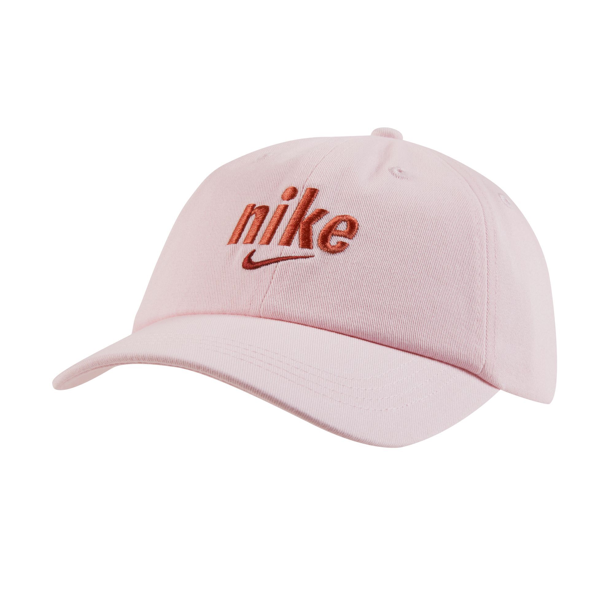 pink and white nike hat