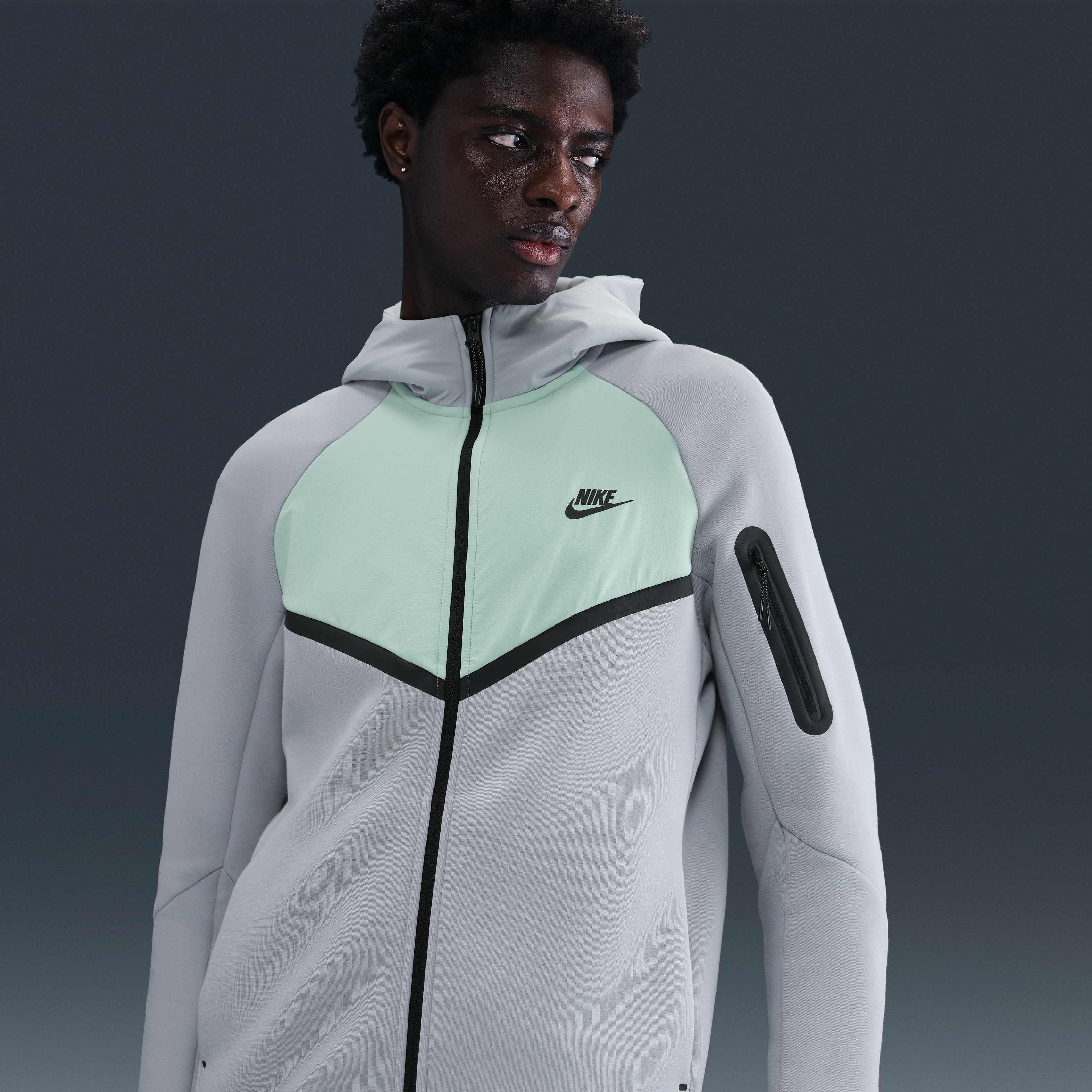 ウォーキング・ランニングウェア Nike Men's Tech Fleece ☆NIKE☆TRAIL POLARTEC 1/4 ZIP FLC ランニングトップ☆追跡可 (Nike