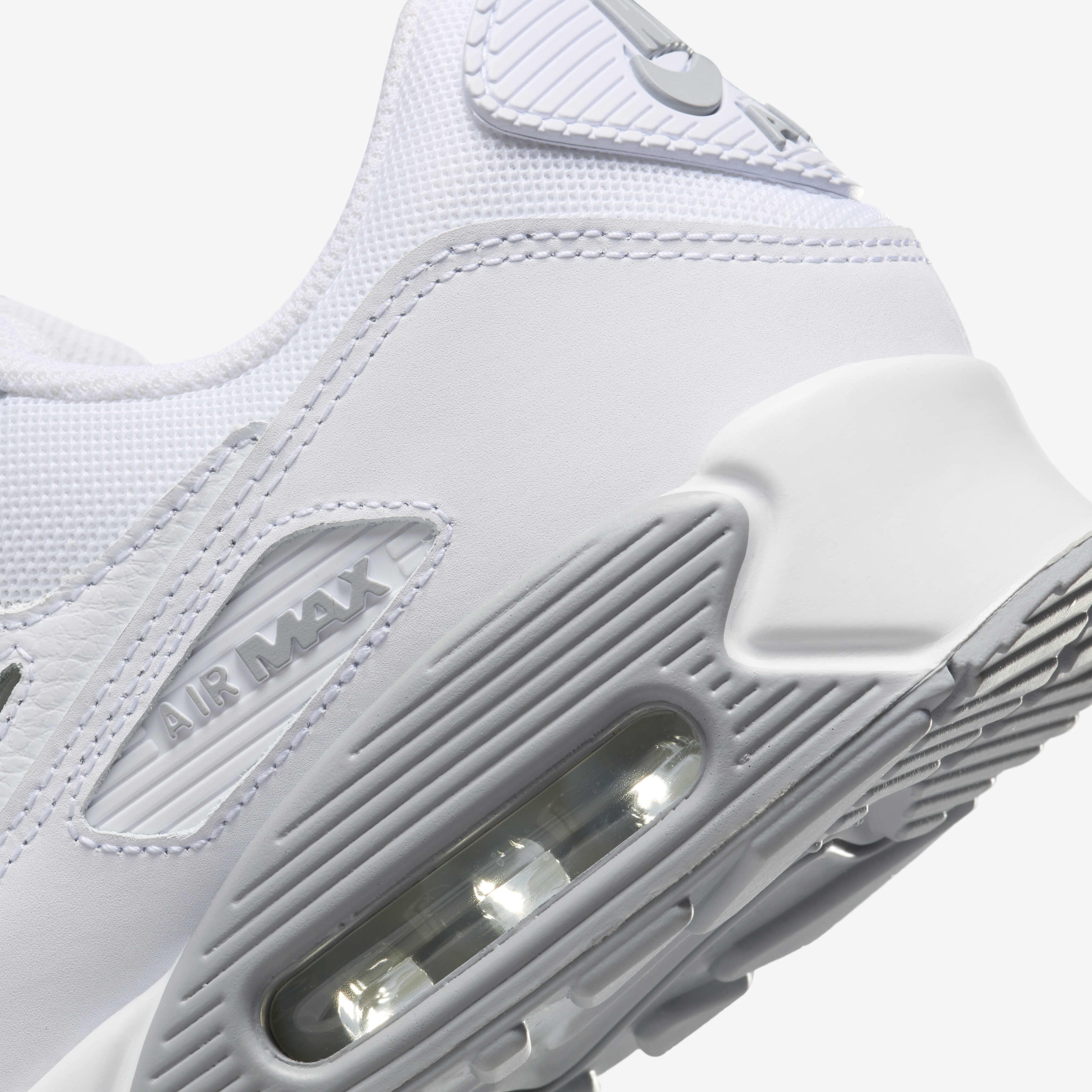 Buy Nike Air Max 90 Men's Shoes - White/Light Smoke Grey
