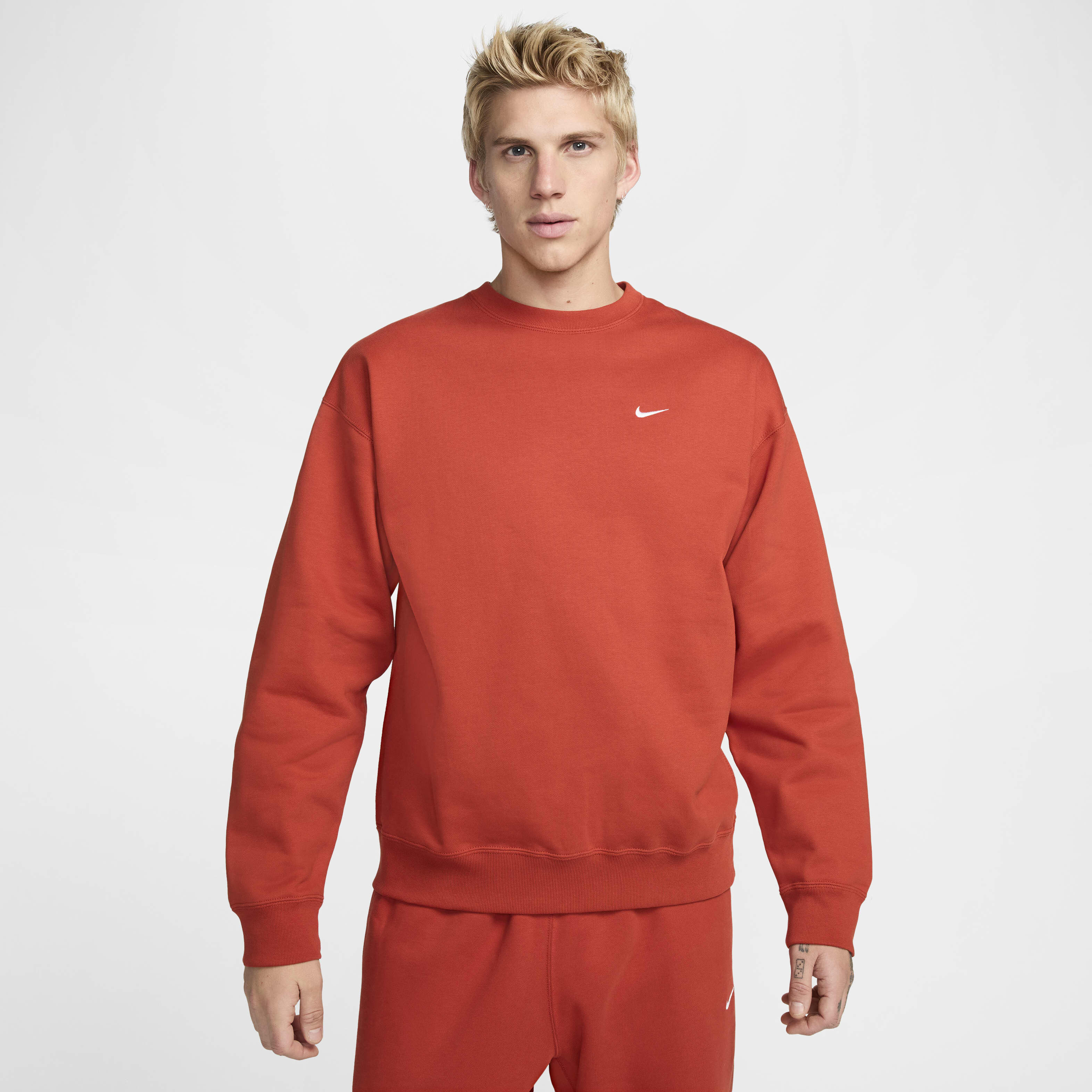 Buy Nike Solo Swoosh Men s Fleece Crew Nike Qatar Official