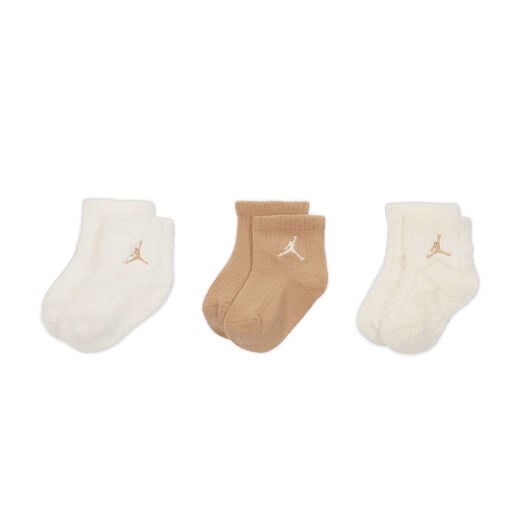 New In Kids' Crew Socks-Nike, Jordan, Infant/Toddler Soft and Cozy Quarter Socks (3 Pairs)