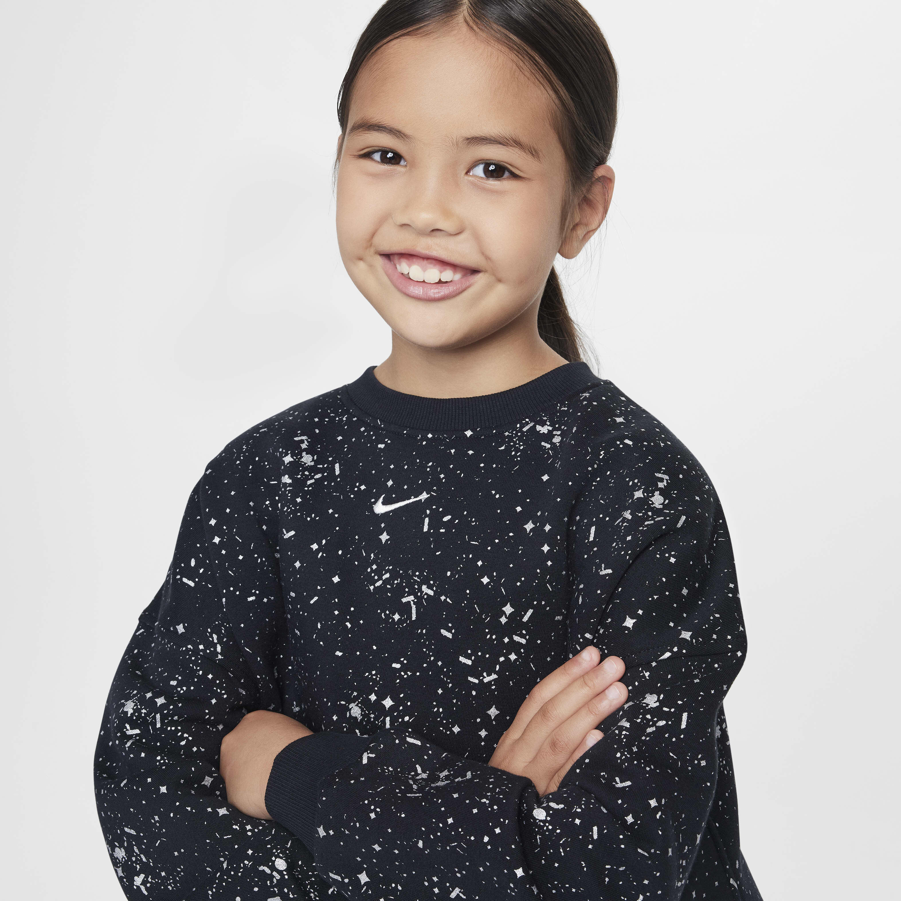 Buy Nike Sportswear Club Fleece Older Kids Girls Crew Neck Sweatshirt Nike Qatar Official