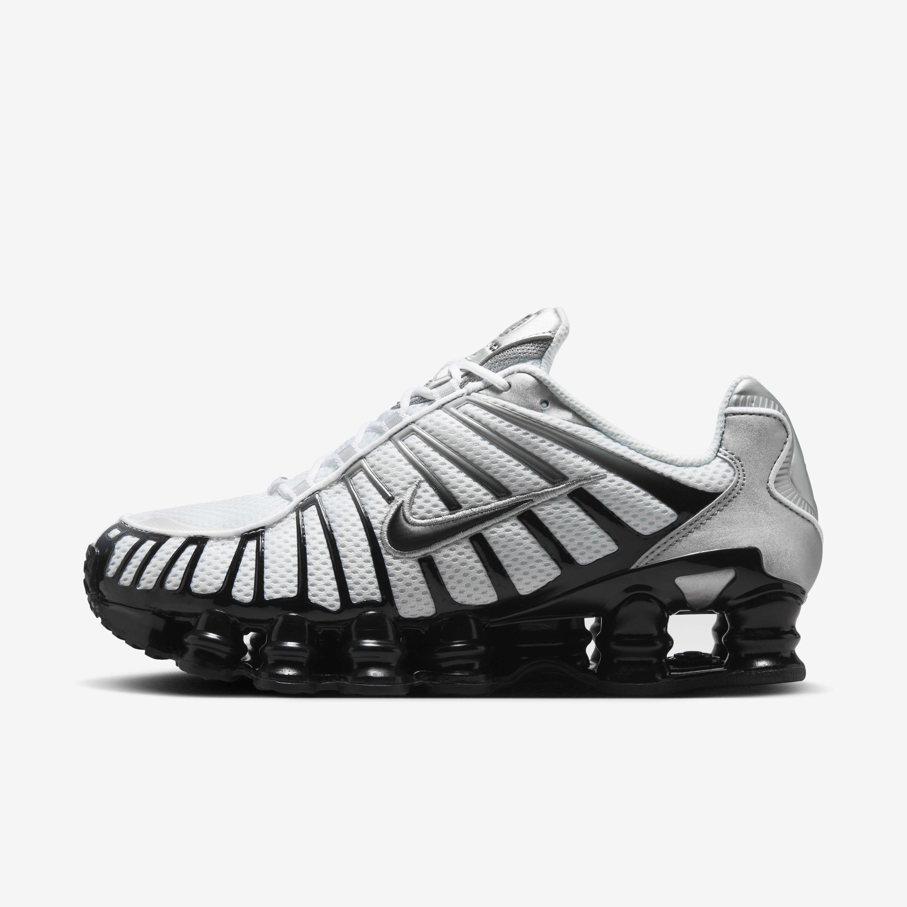靴 Nike Shox TL Black and llic Silver Size 6 - Nike Shox TL Metallic Silver Black W for sale