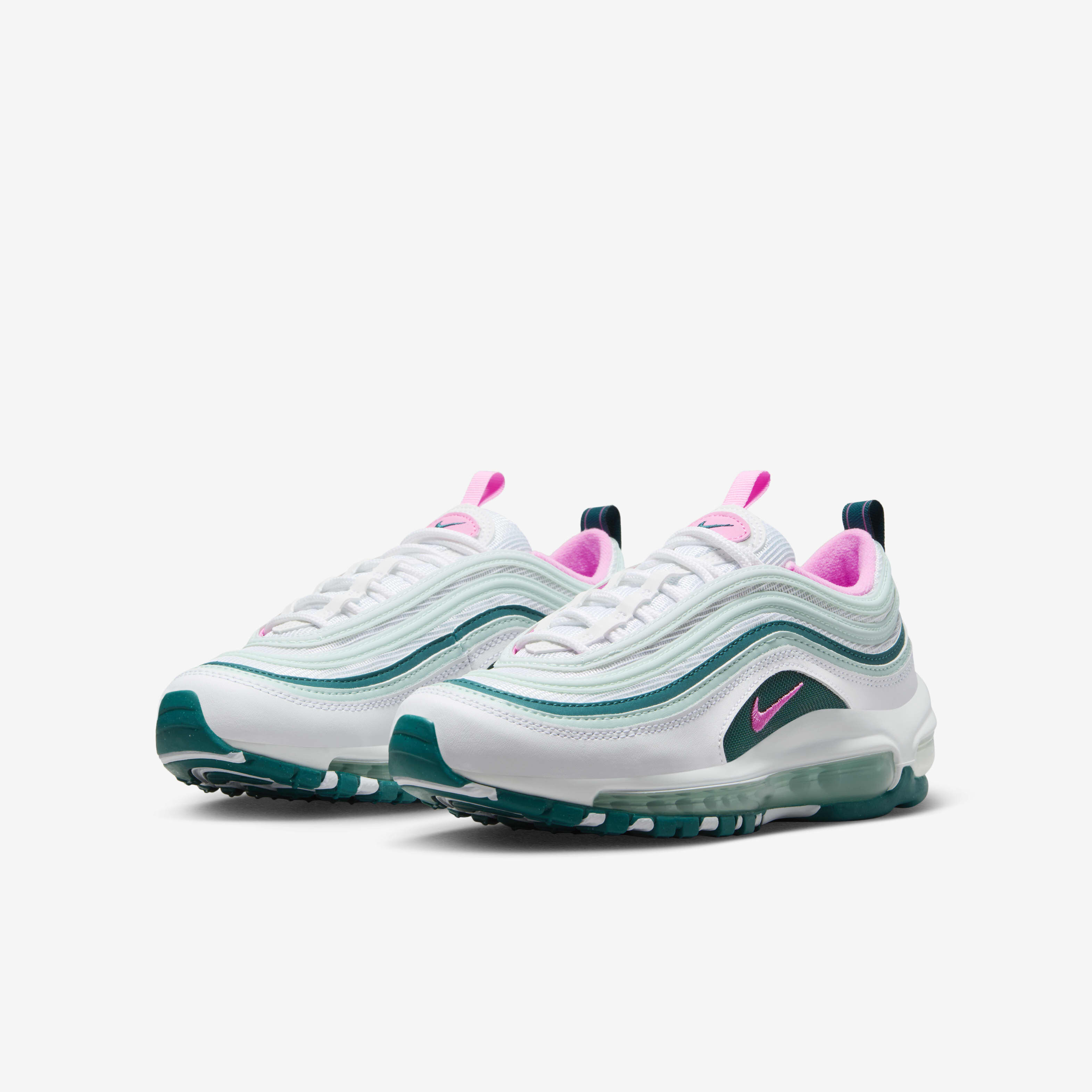 Pink green air max 97 shop