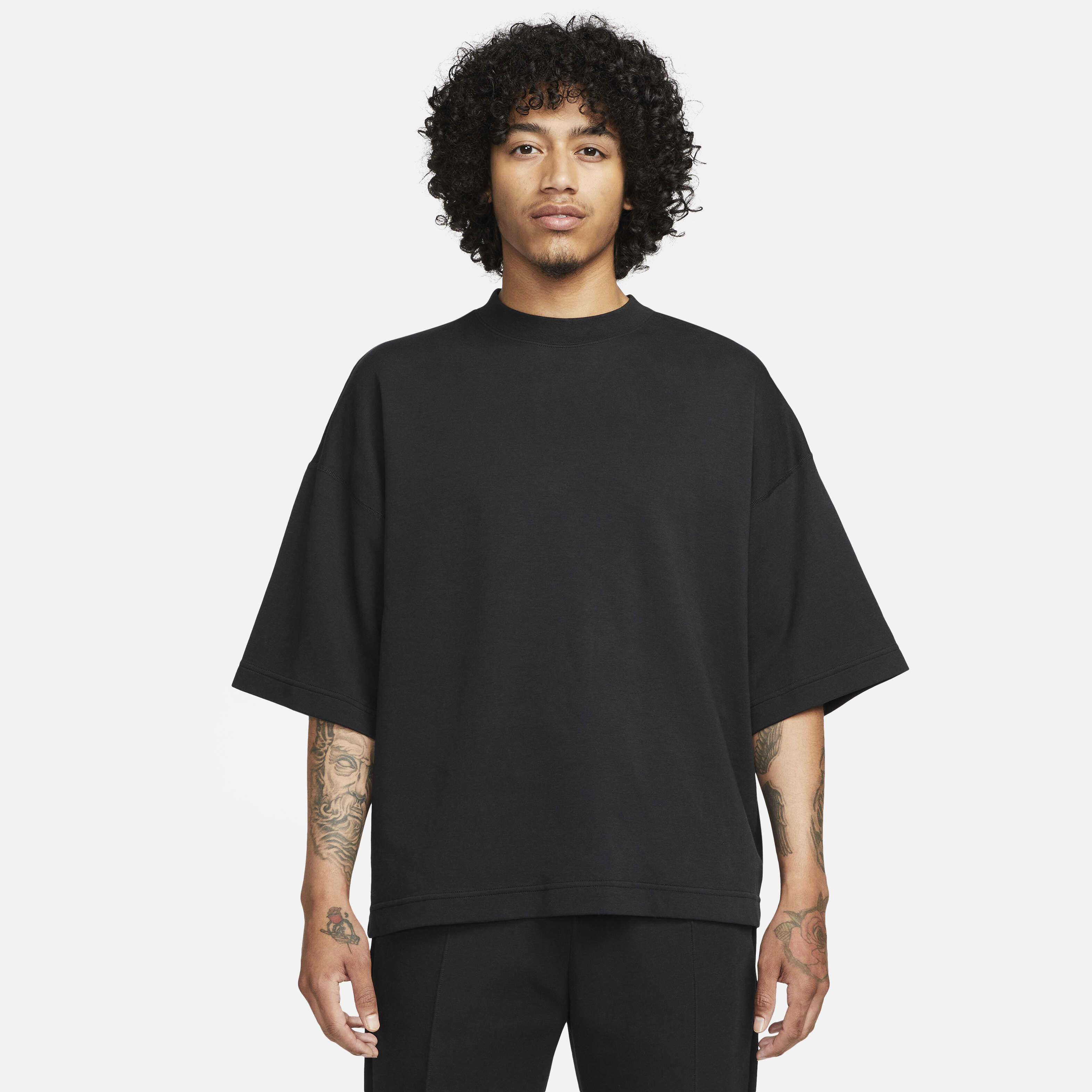 Buy Nike Sportswear Tech Fleece Re Imagined Men s Oversized Short Sleeve Sweatshirt Nike Qatar Official