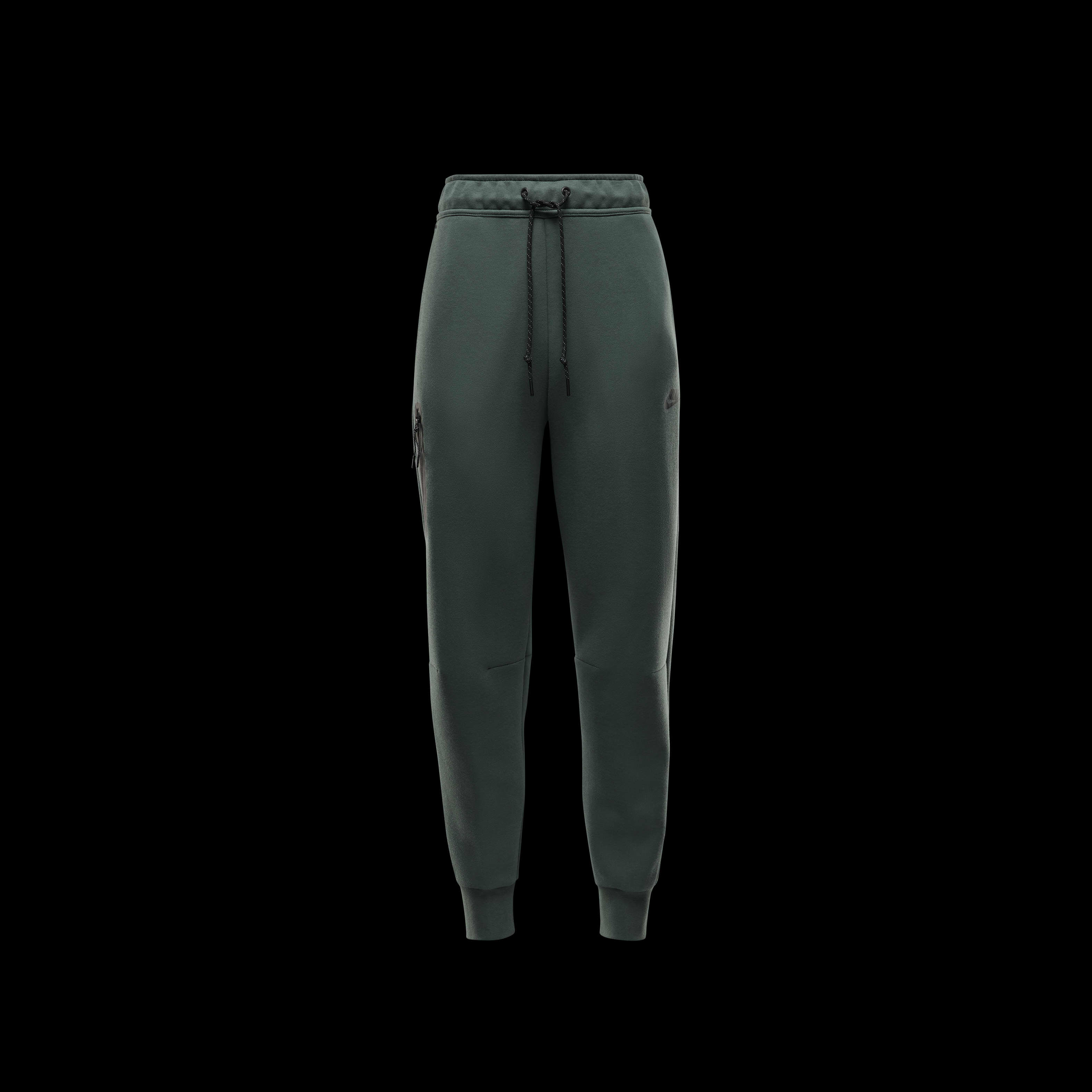 Nike tech fleece green joggers deals